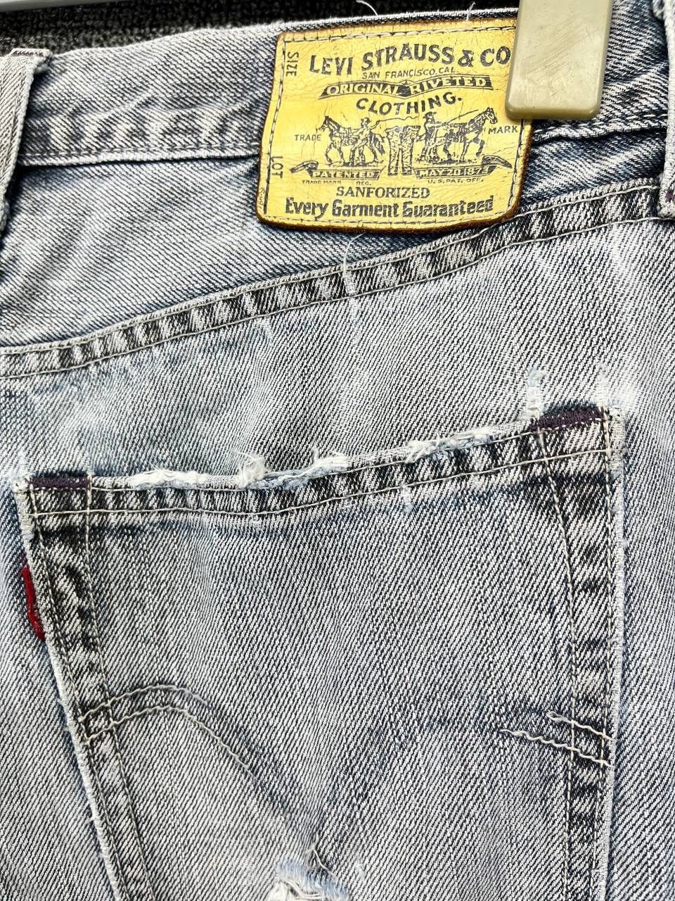 Levi's Vintage 90s Levi's Trashed Jeans Denim Pants Size US 31 - 16 Thumbnail