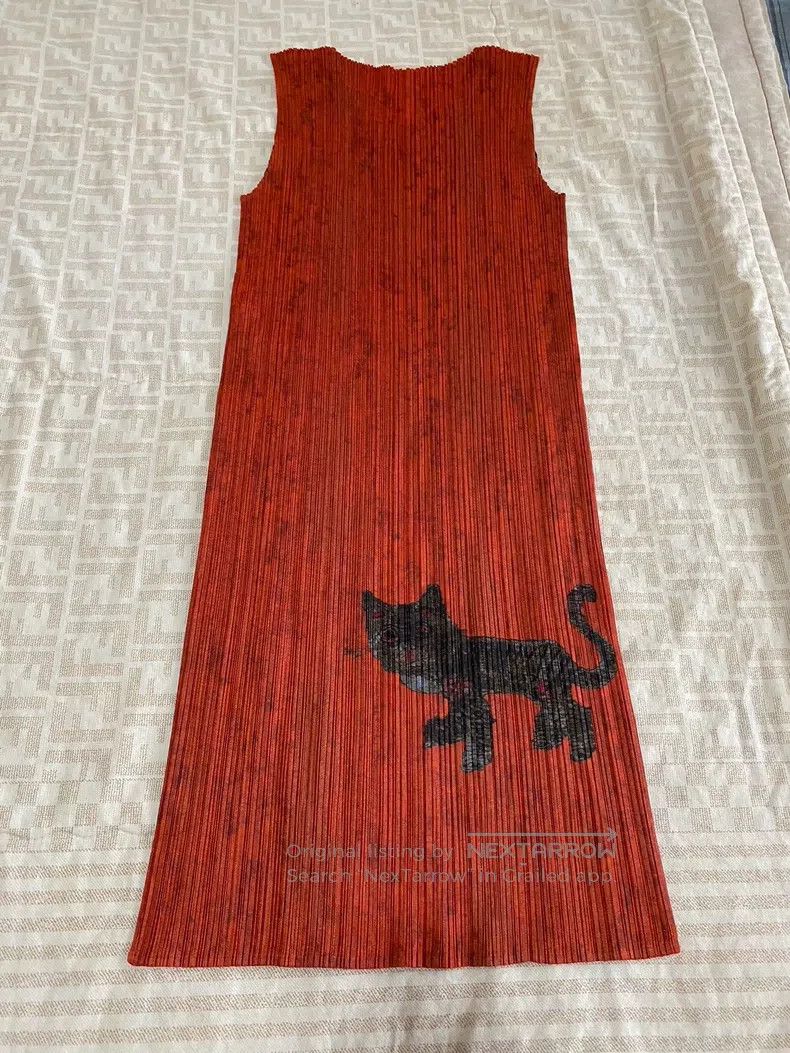 Issey Miyake Issey Miyake Tiger Print Dress Size XL / US 12-14 / IT 48-50 - 5 Thumbnail