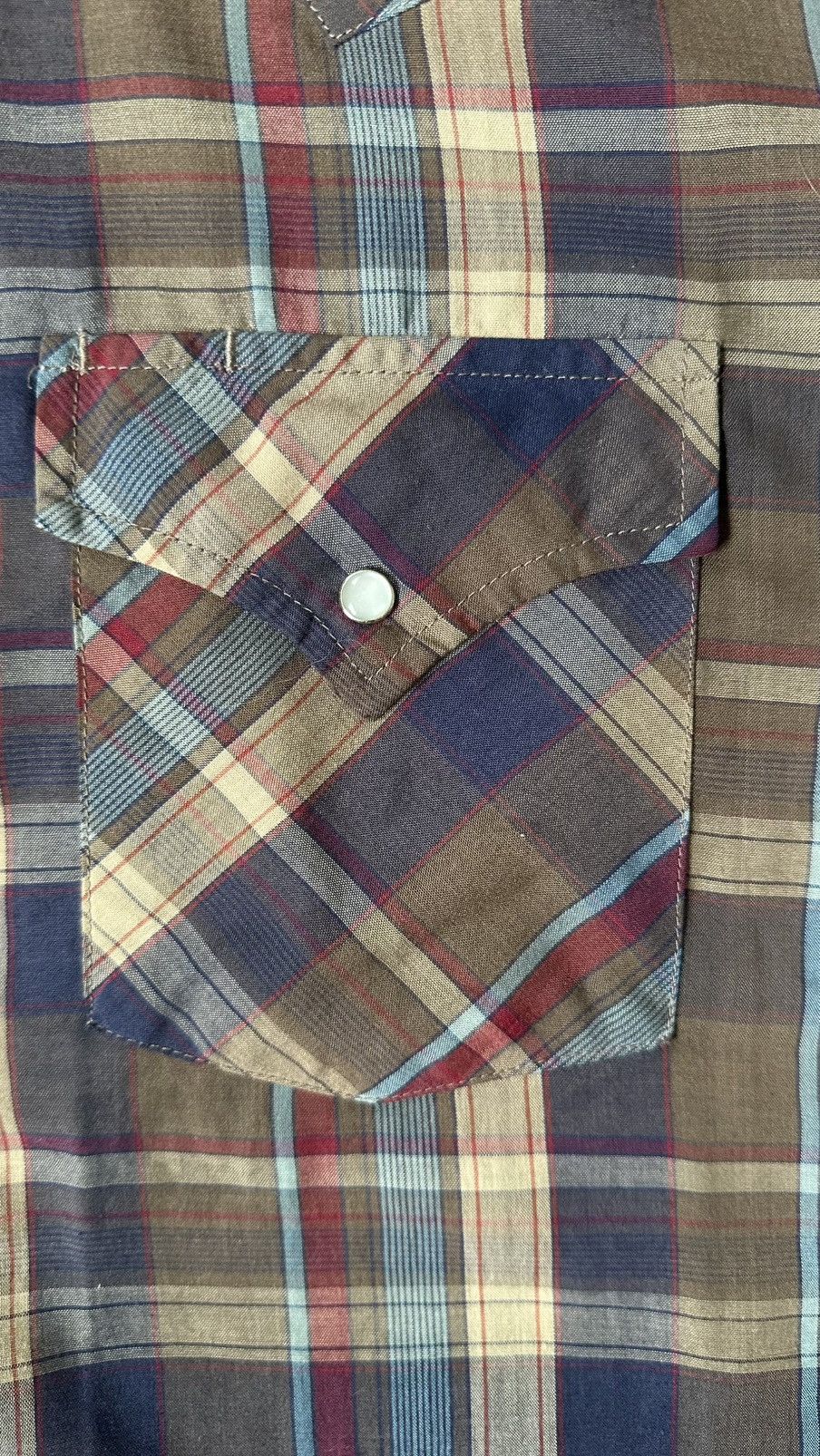 Vintage VINTAGE ELY CATTLEMAN PEARL SNAP WESTERN SHIRT Size US XL / EU 56 / 4 - 4 Thumbnail