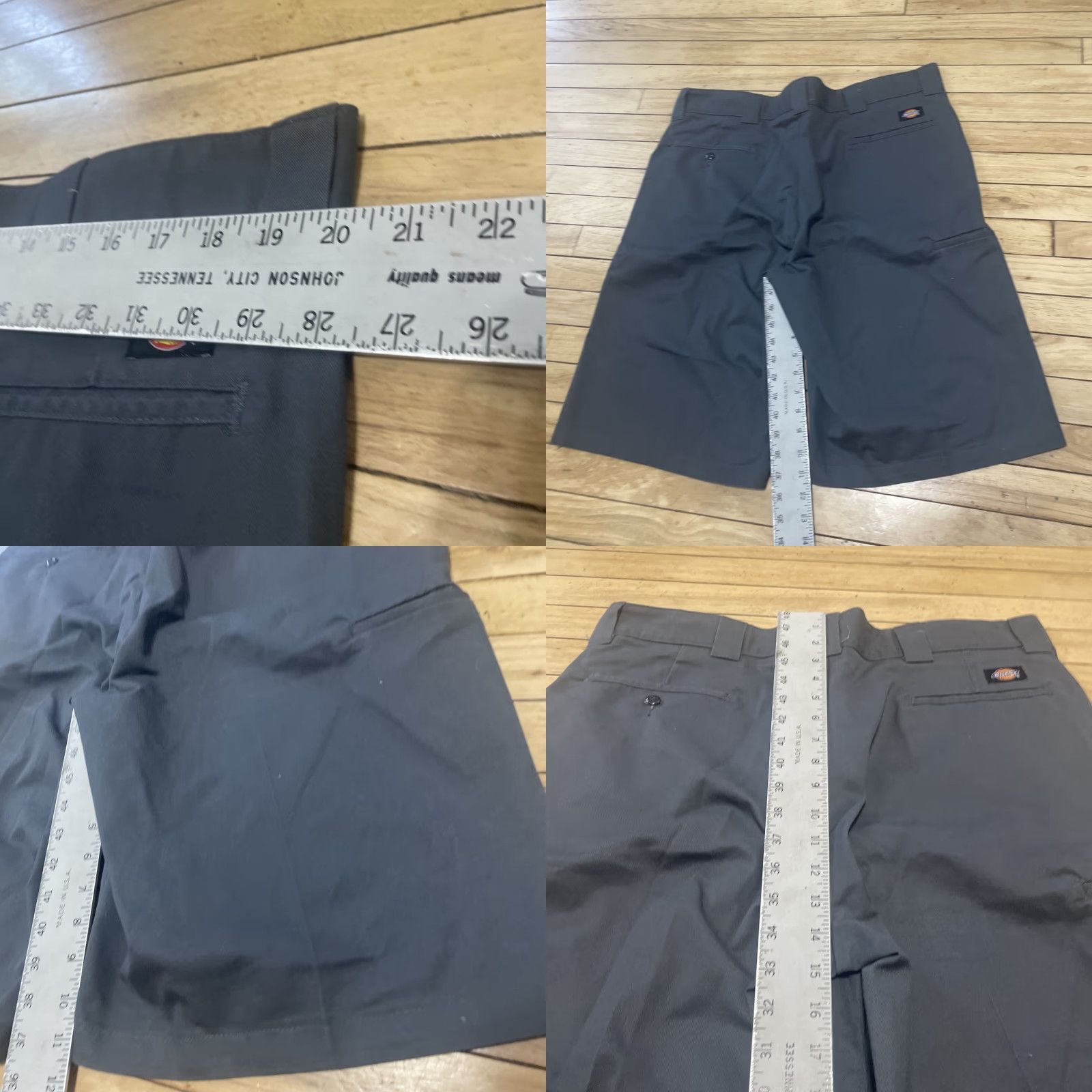 Dickies VINTAGE Dickies Shorts Men 38 Relaxed Fit Y2k Streetwear Twill Cotton Hip Hop Work Chino Gray Baggy Casual Shorts Size US 38 / EU 54 - 8 Thumbnail