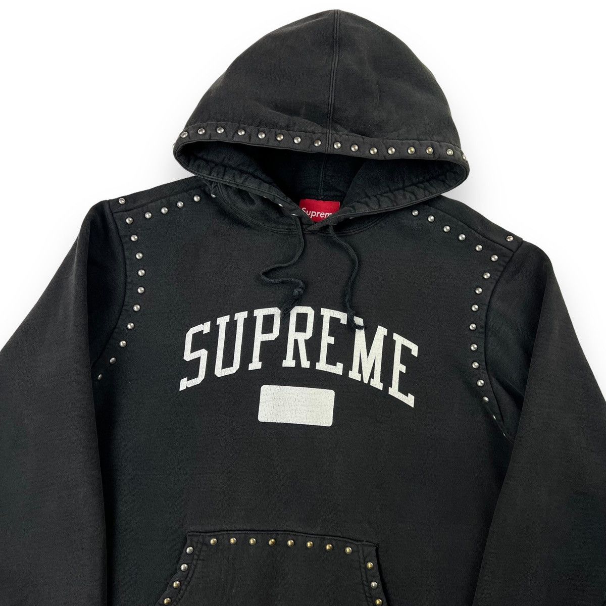 Supreme Supreme Studded Black Hoodie | Grailed