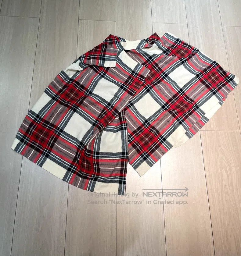 Vivienne Westwood Vivienne Westwood Scotch Plaid Irregular Woolen Skirt Size 28" / US 6 / IT 42 - 3 Thumbnail