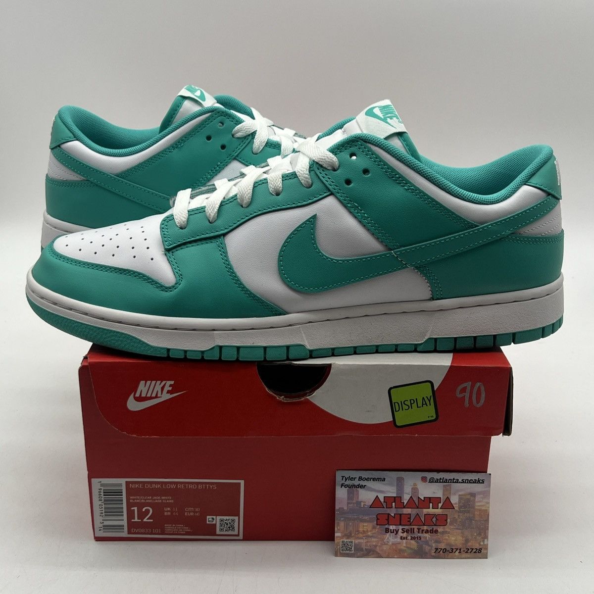 Nike Nike dunk low clear Jade Size US 12 / EU 45 - 1 Thumbnail