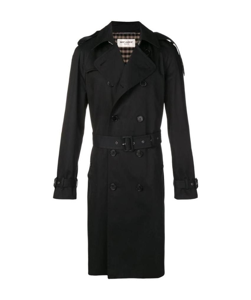 trench coat in gabardine