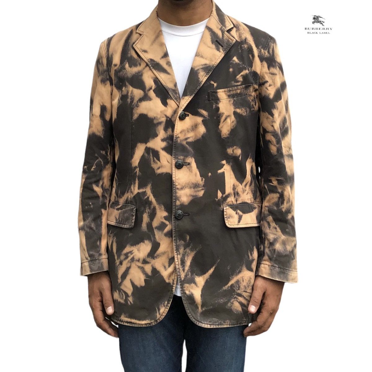 Burberry Burberry Black Label Tie Dye Blazer / Jacket Size US M / EU 48-50 / 2 - 1 Thumbnail