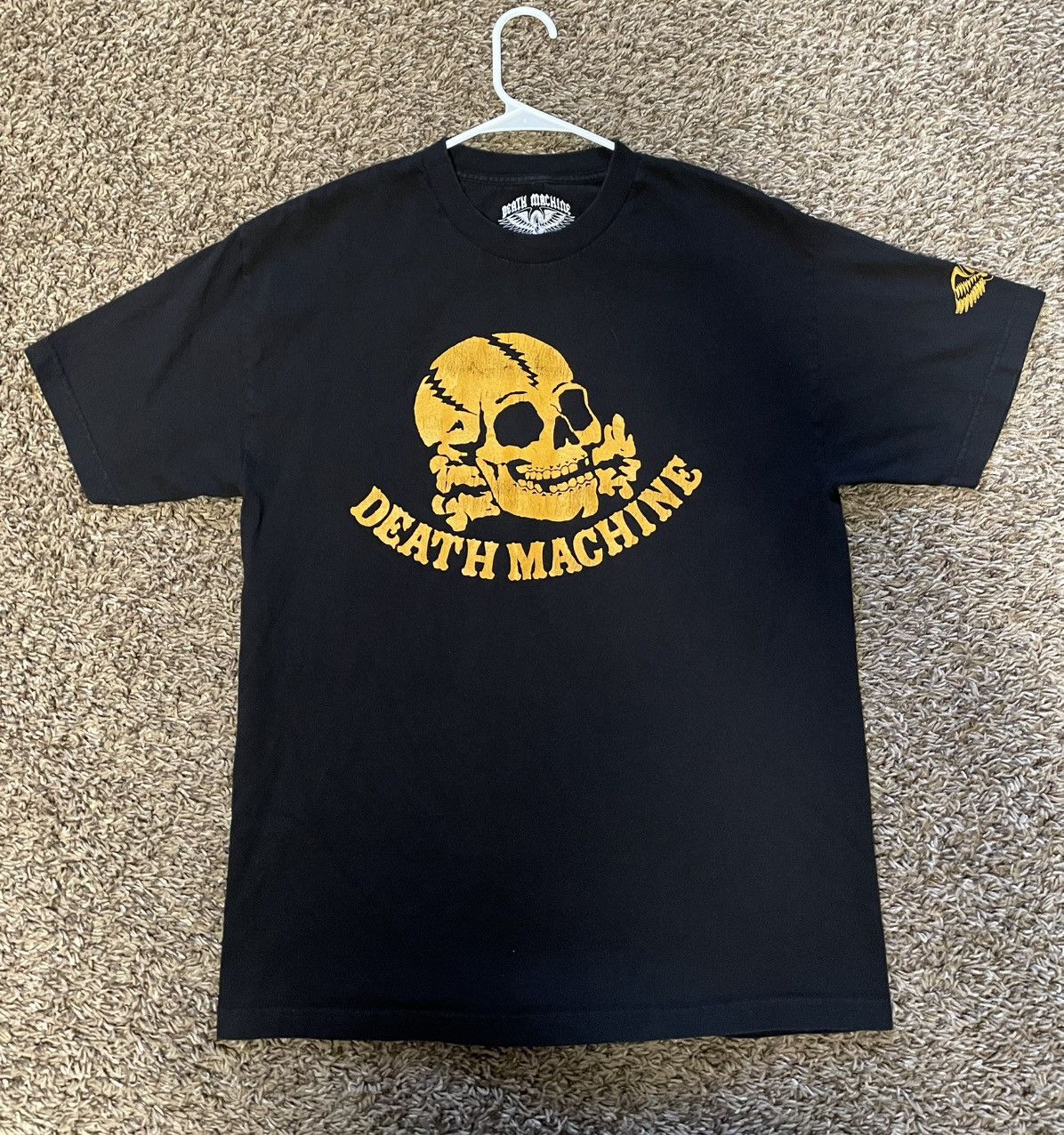 Vintage Death Machine Skull T-Shirt Size US L / EU 52-54 / 3 - 1 Thumbnail