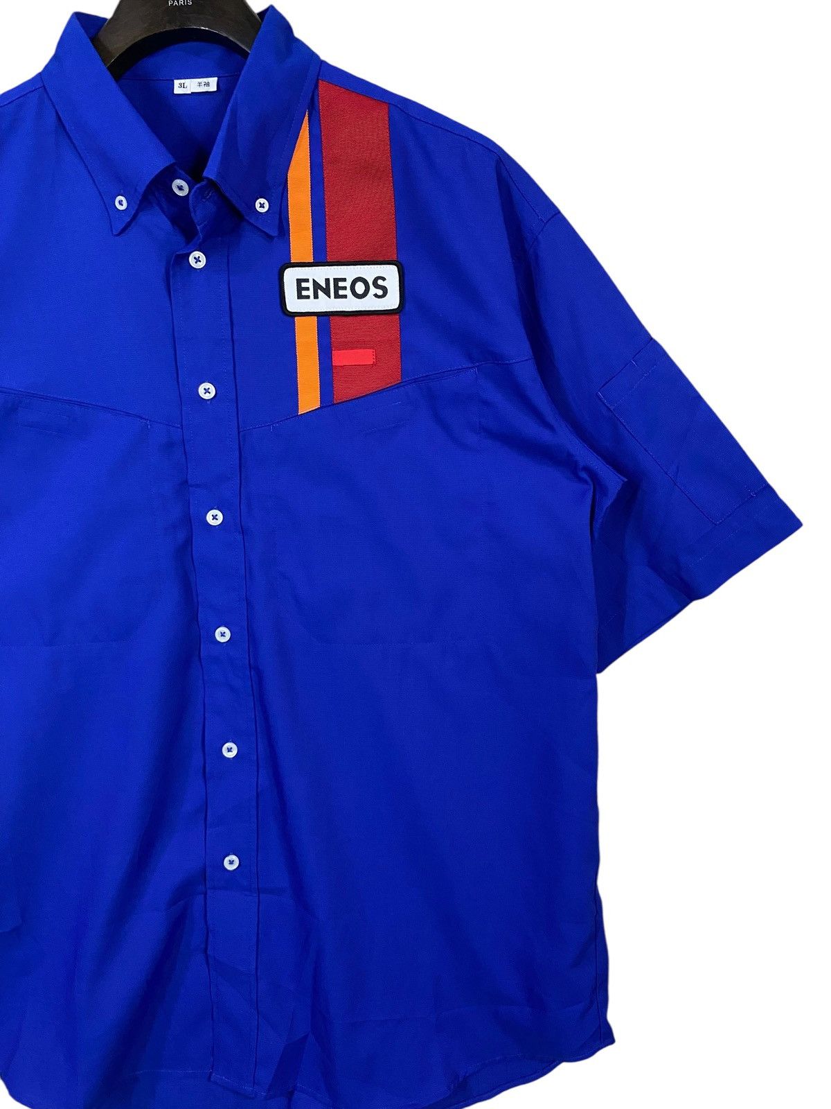 Japanese Brand Japanase eneos uniform shirt button ups saiz 3L Size US XXL / EU 58 / 5 - 3 Thumbnail