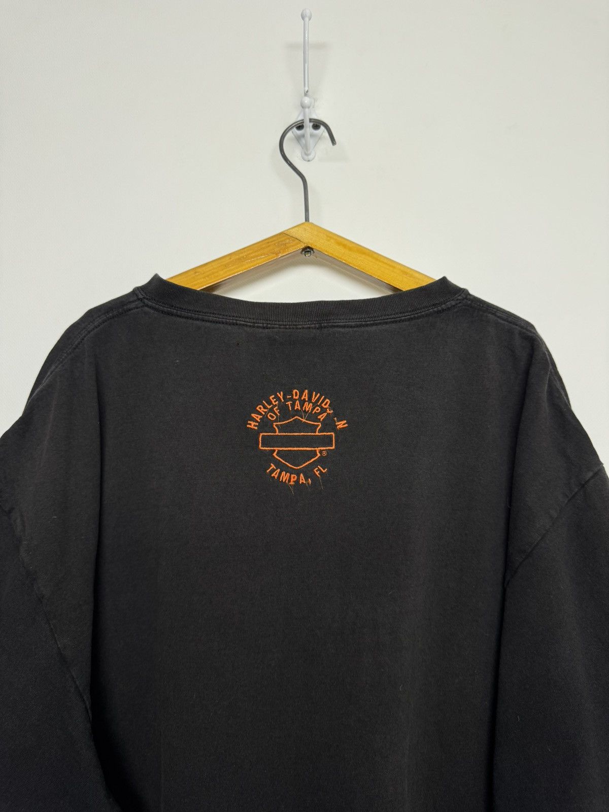 Harley Davidson Vintage Y2K Harley Davidson Skull & Wings Tee Size US XXL / EU 58 / 5 - 6 Thumbnail