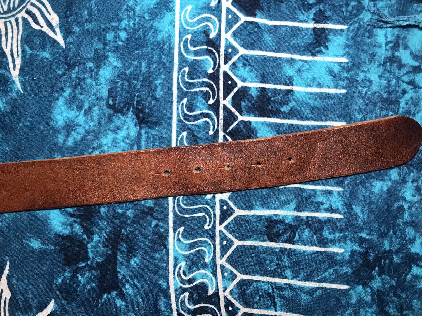 Energie Vintage Leather Belt ENERGIE Y2K Size 34 - 6 Thumbnail
