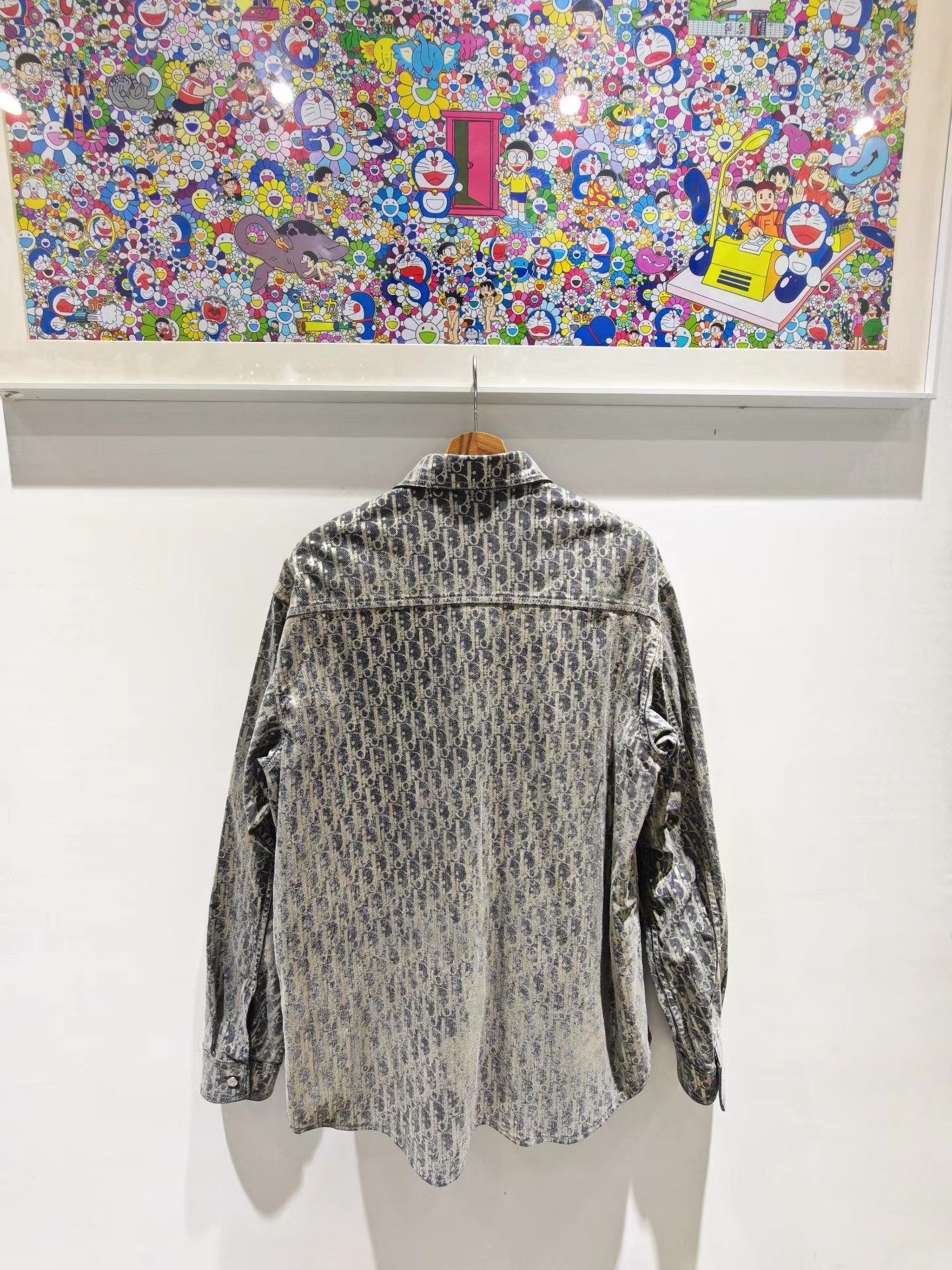 Dior Dior New Glitter All-Over Print Denim Shirt Jacket Q15 Size US XL / EU 56 / 4 - 2 Thumbnail