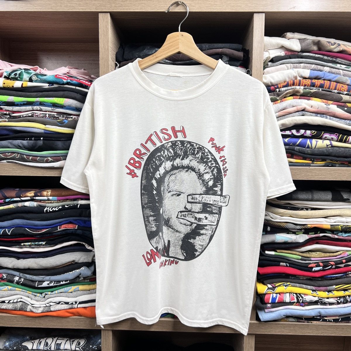 Band Tees VTG BRITISH PUNK SKI SKA TEE Size US L / EU 52-54 / 3 - 1 Thumbnail
