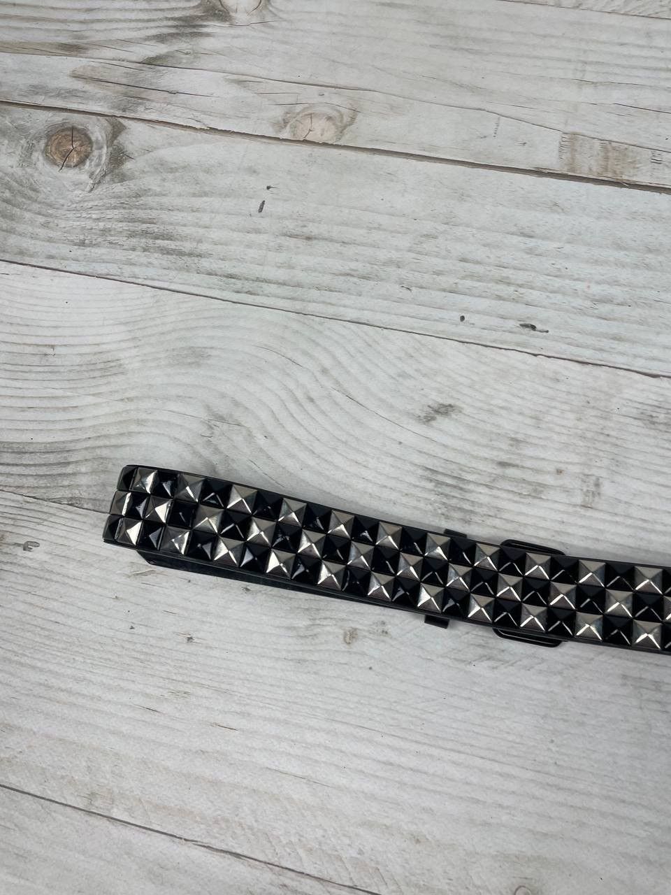 Vintage VINTAGE PUNK BELT LEATHER PYRAMID STUDDED 90S Y2K Size ONE SIZE - 6 Thumbnail