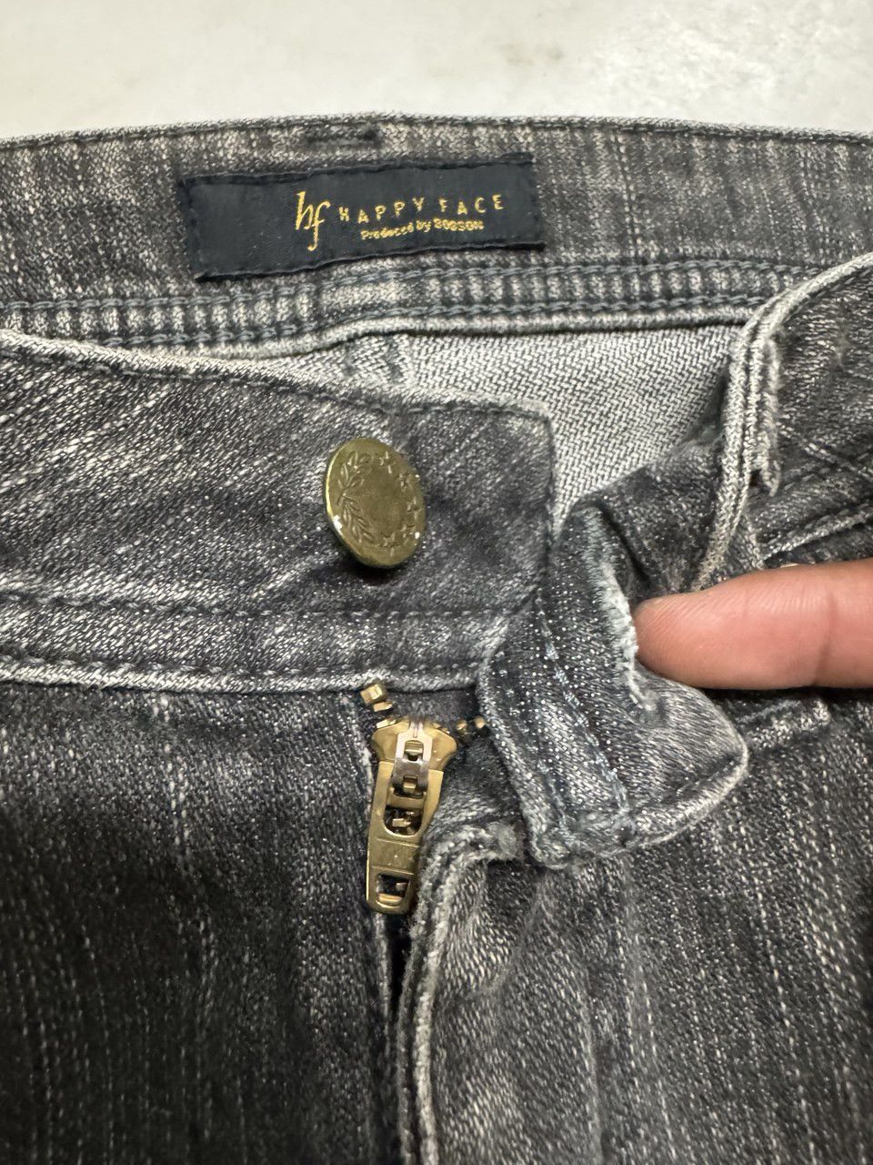 Vintage FLARED 90s Style Japanese Bobson Mudwash Bootcut Sick Jeans Size US 27 - 11 Thumbnail