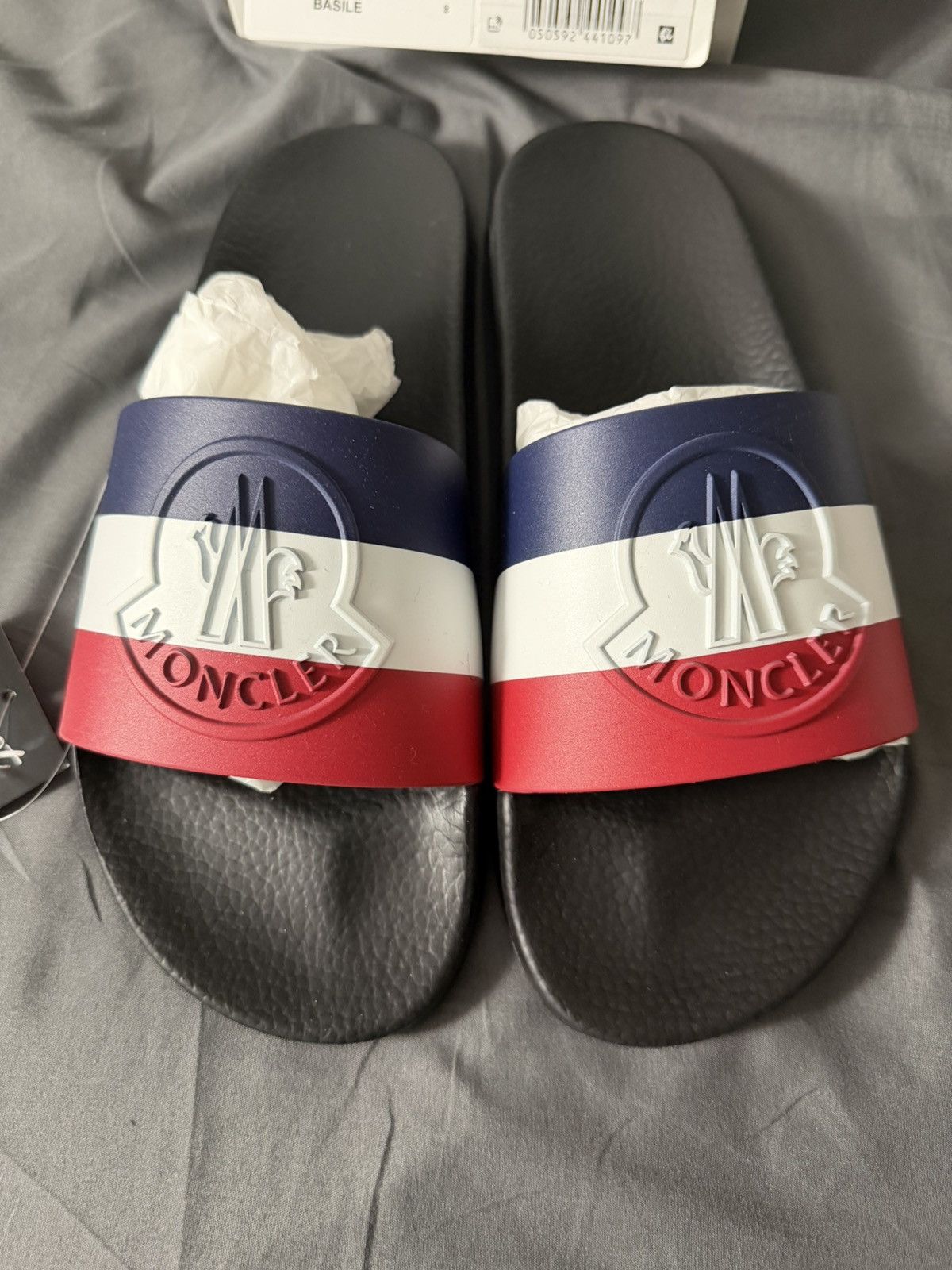 Moncler Moncler Basile Rubber Slides Size 41EU/8US Men’s Size US 8 / EU 41 - 1 Thumbnail