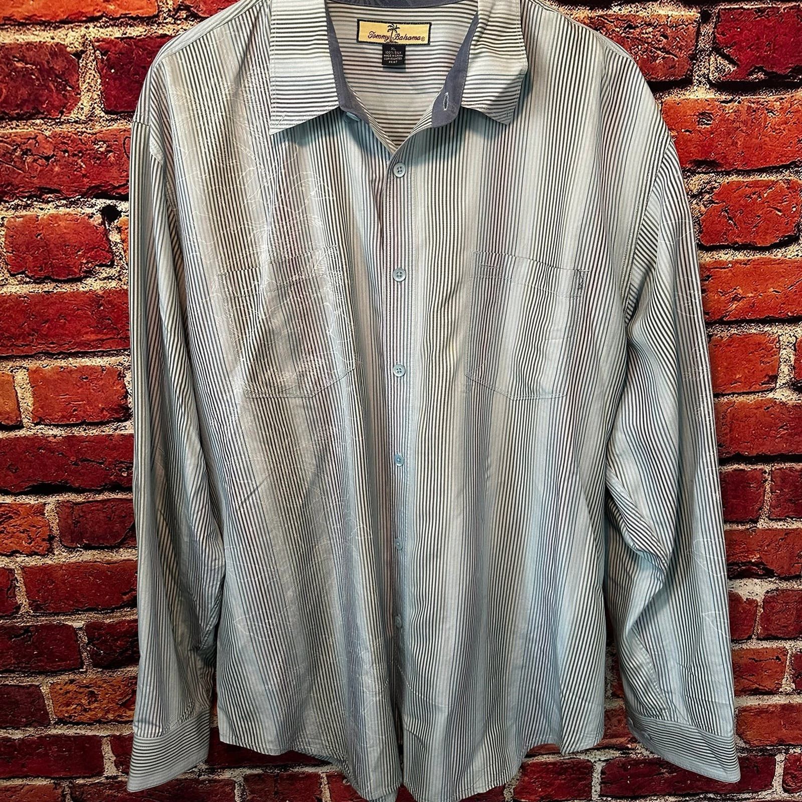 Tommy Bahama Tommy Bahama button down 100% silk Size US XL / EU 56 / 4 - 3 Thumbnail
