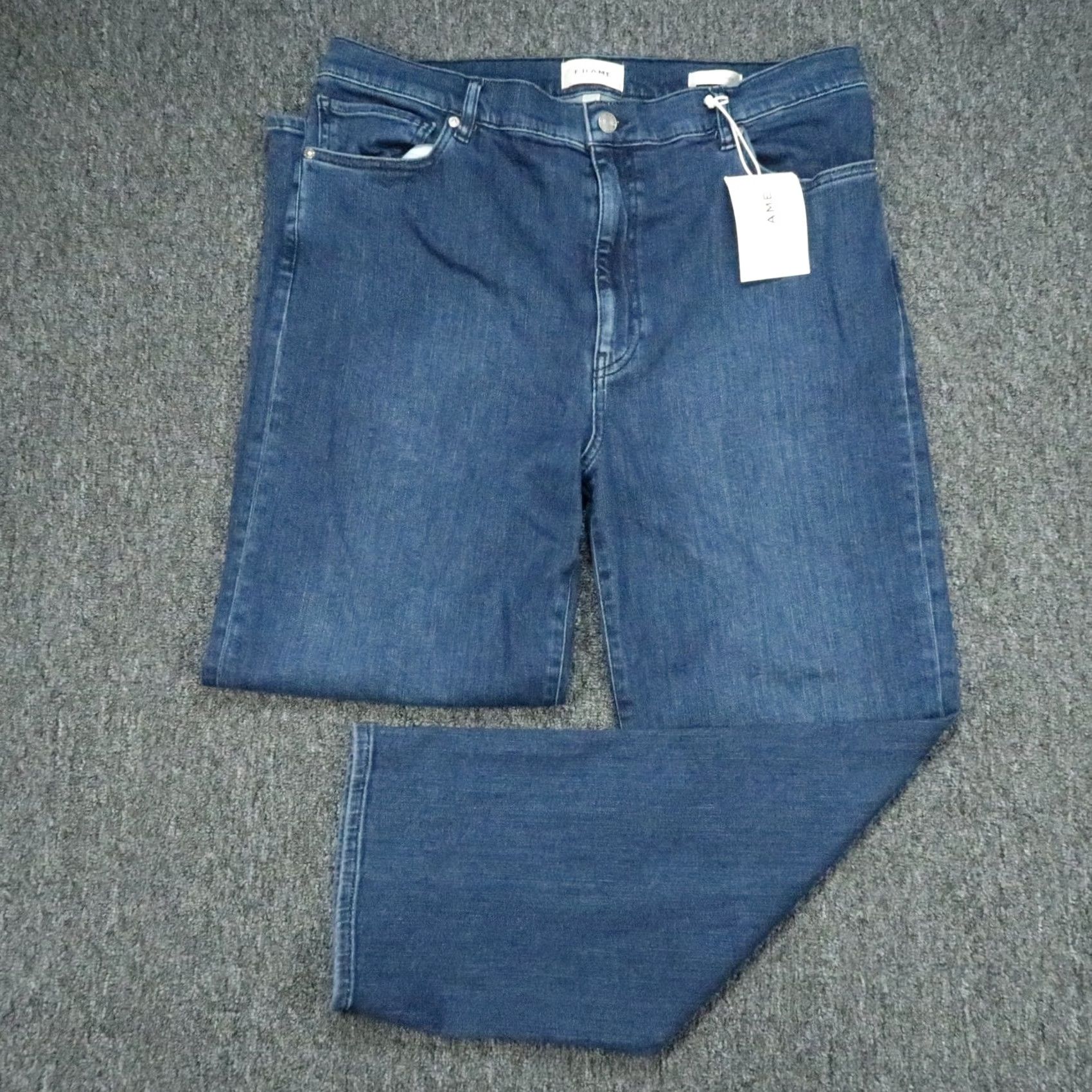 Frame VINTAGE FRAME Jeans Womens 34x28 Blue Le Sleek Straight High Rise Leg Stretch NWT Size 24" / US 00 / IT 34 - 2 Thumbnail