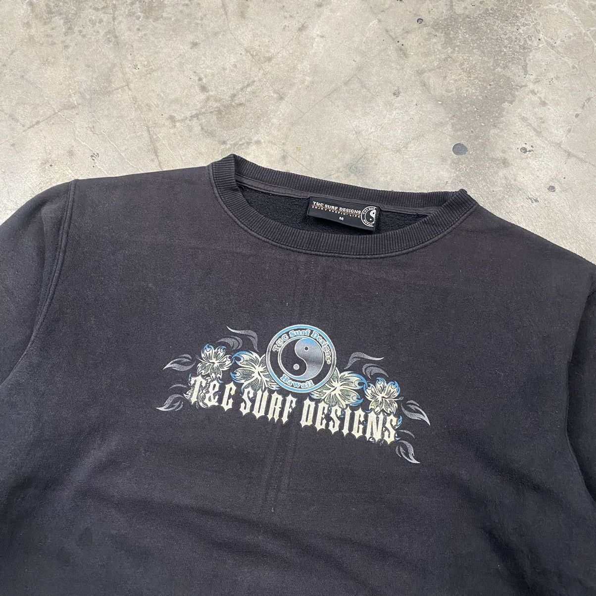 Affliction × If Six Was Nine y2k T&C Surf Poem Tribal Wording Tattoo Boxy Size US M / EU 48-50 / 2 - 2 Thumbnail