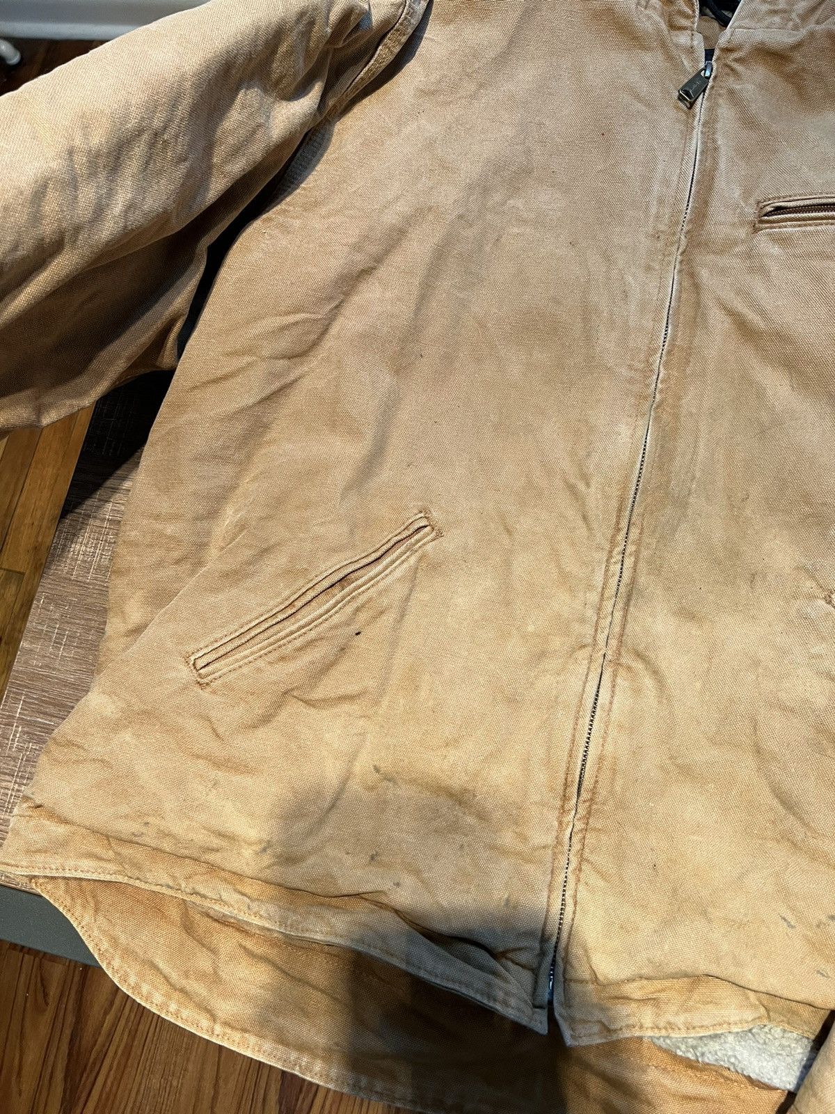 Carhartt Carhartt J230 BRN Jacket Men's XL Tall Canvas Quilt Lined Size US XL / EU 56 / 4 - 3 Thumbnail