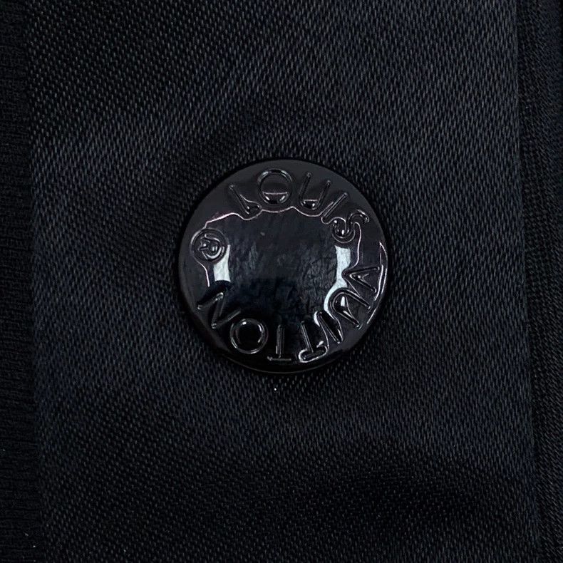 Louis Vuitton Louis Vuitton Black side button elasticated waist slacks p Size US 38 / EU 54 - 6 Thumbnail