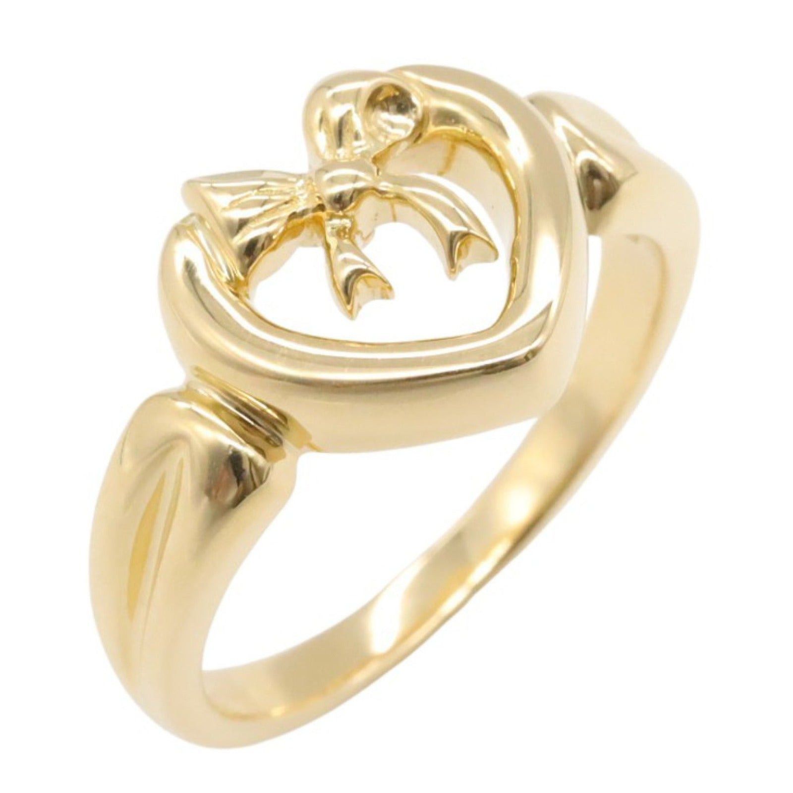 Tiffany & Co. Tiffany Co Heart Ring K18 (Yellow Gold) Gold Size ONE SIZE - 1 Thumbnail