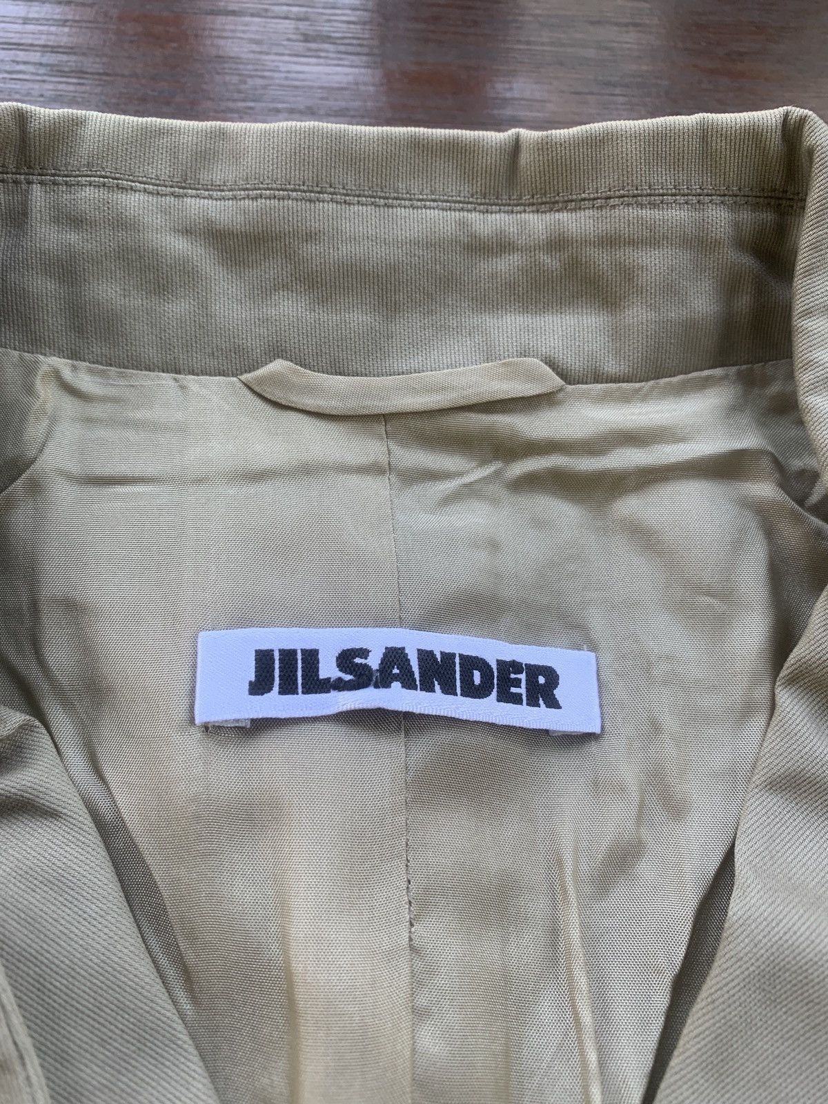 Jil Sander Jil Sander khaki blend blazers Size XS / US 0-2 / IT 36-38 - 3 Thumbnail