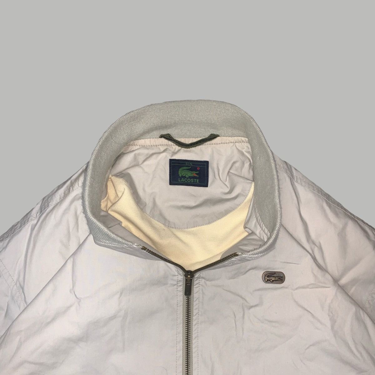 Lacoste × Vintage VINTAGE LACOSTE CASUAL METAL LOGO BOMBER JACKET Size US L / EU 52-54 / 3 - 2 Thumbnail