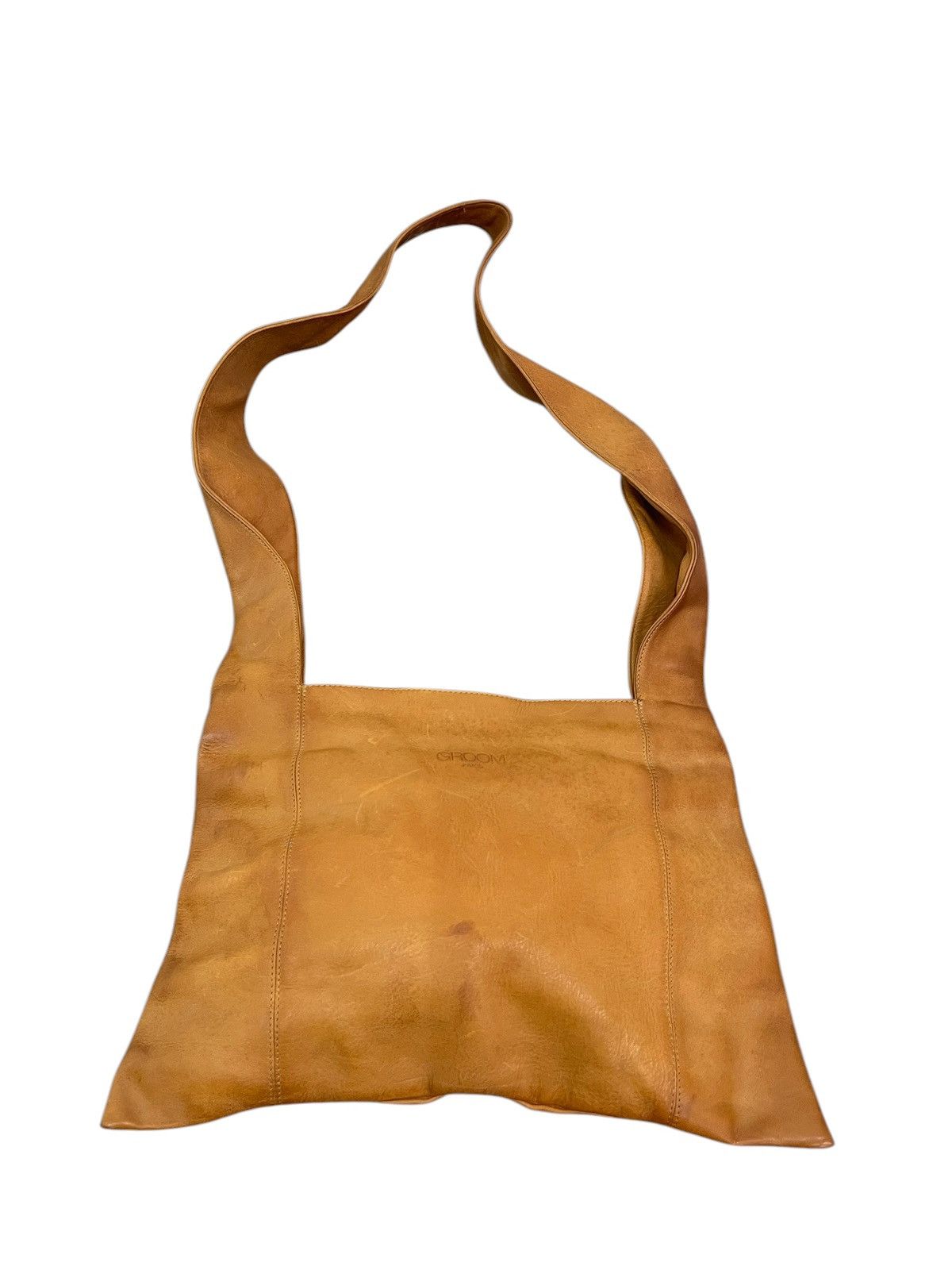 Genuine Leather Full Leather Patina Groom Paris Shoulder Bag 1🟩4 Size ONE SIZE - 5 Thumbnail