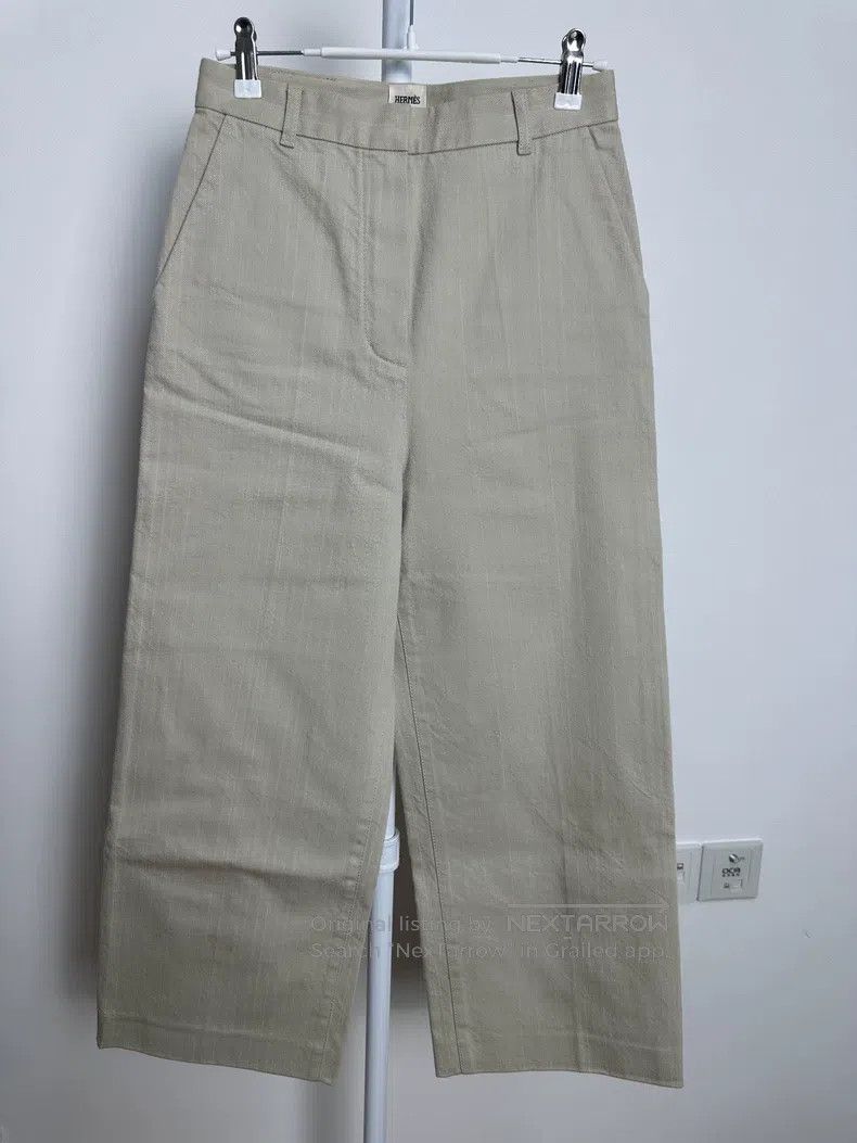 Hermes Hermes Khaki Casual Pants Size 42" / US 20 - 2 Thumbnail