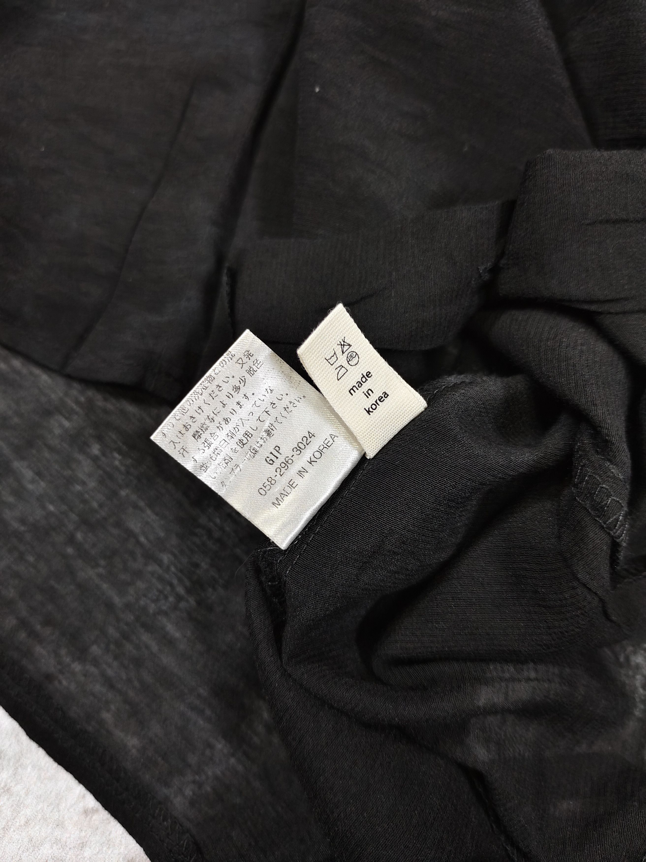 Japanese Brand JS🇯🇵 Dark Minimalist Flared Cuff Gothic Blouse Size M / US 6-8 / IT 42-44 - 8 Thumbnail