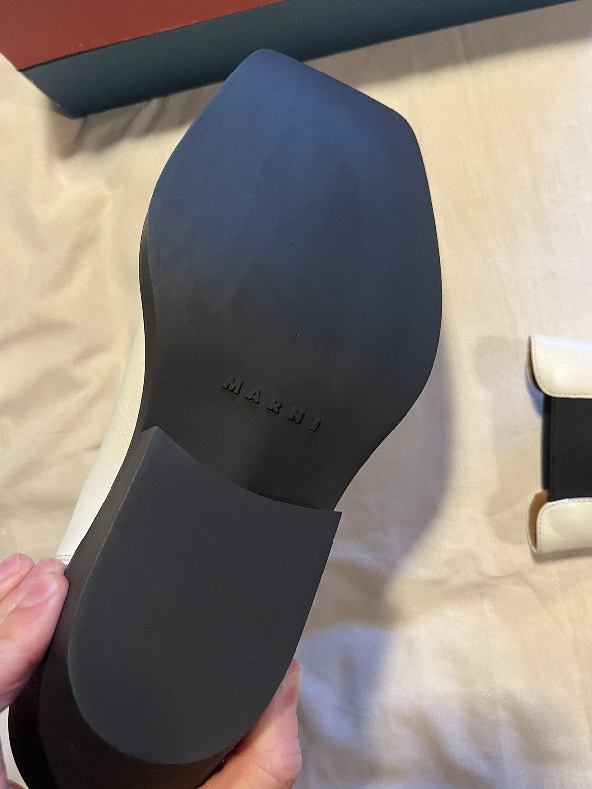 Marni Marni Off-White leather boots. Size US 8 / EU 41 - 5 Thumbnail
