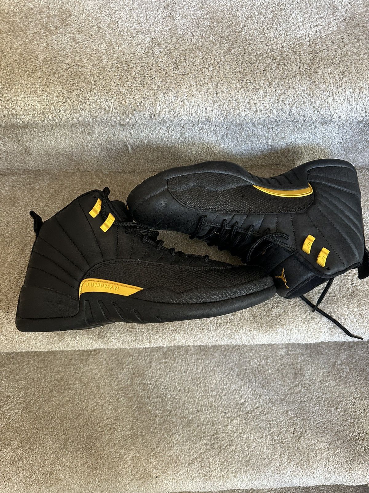 Jordan Brand Air Jordan 12 Retro ‘Black Taxi’ Size US 11 / EU 44 - 3 Thumbnail