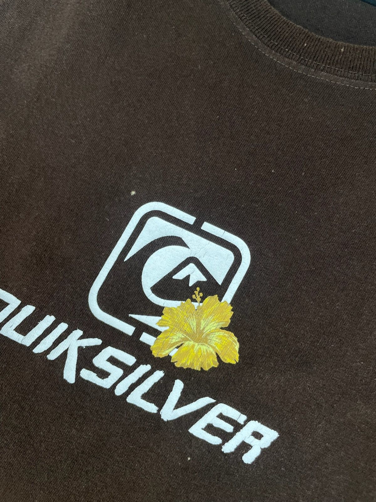 Quiksilver Vintage Quiklsilver brown tee USA size XL rare Size US XL / EU 56 / 4 - 4 Thumbnail