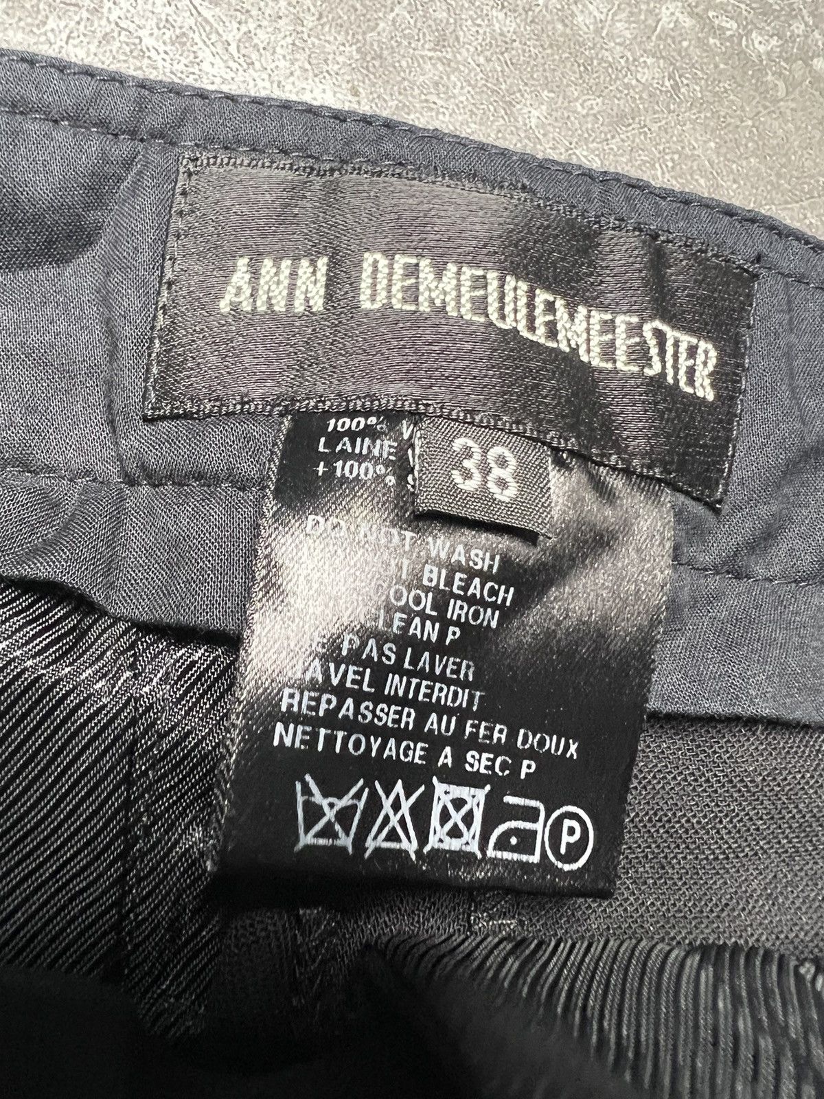 Ann Demeulemeester Ann demeulemeester Wool Cropped Pants Size 26" / US 2 / IT 38 - 9 Thumbnail