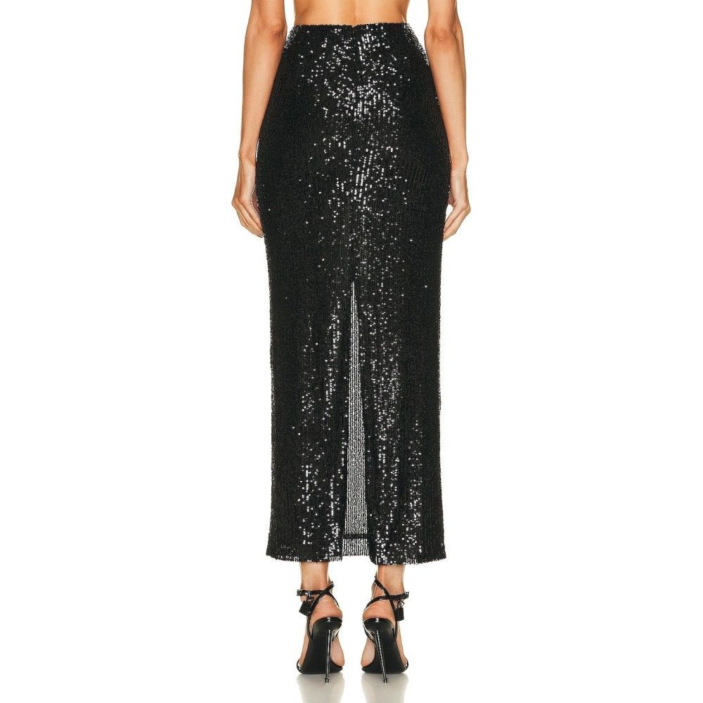 Tom Ford o1loc1c0924 GC5622 Sequined Maxi Skirt in Black Size 25" / US 0 / IT 36 - 4 Thumbnail