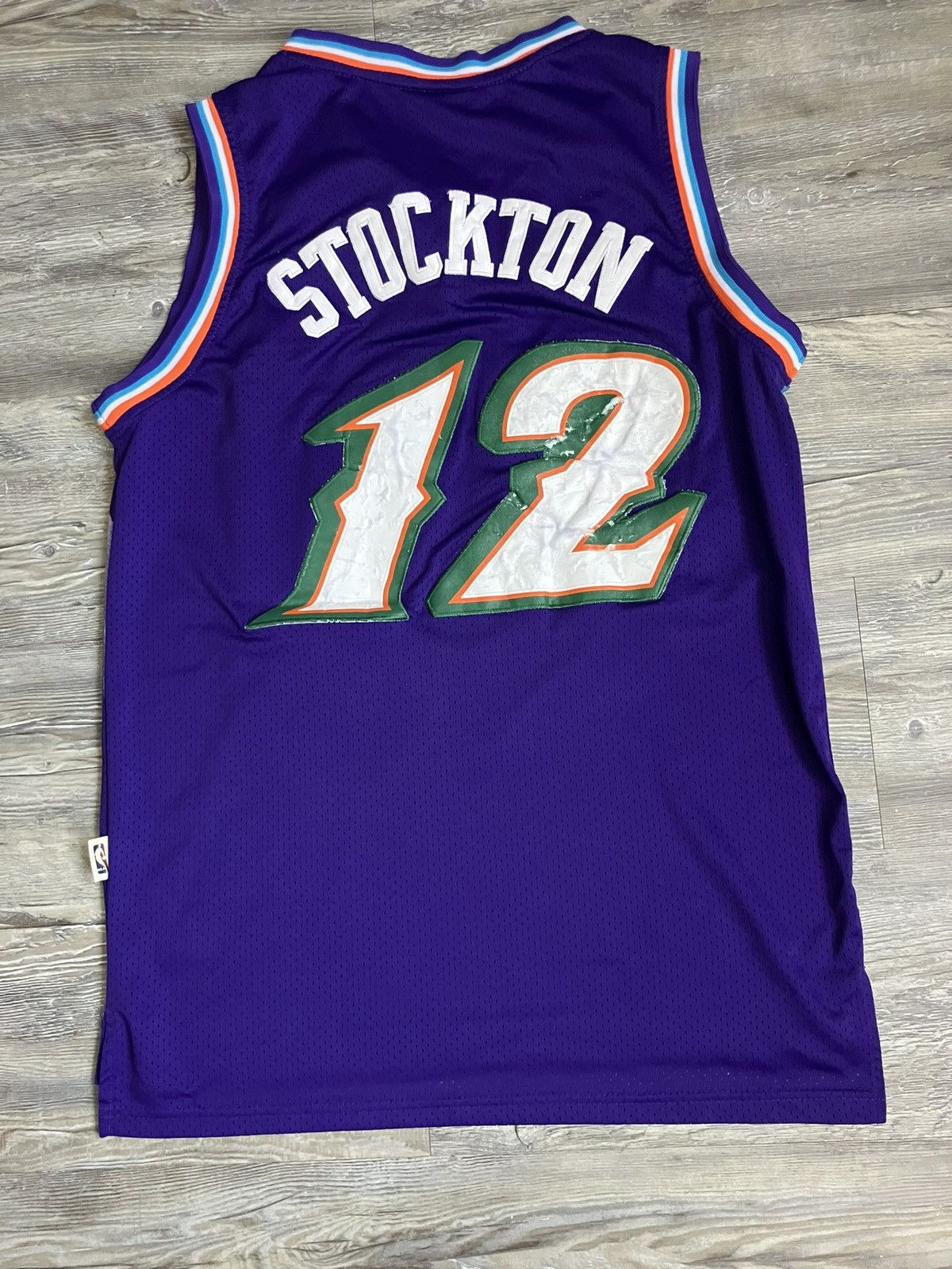 Adidas Utah jazz purple jersey John Stockton size S Size US S / EU 44-46 / 1 - 2 Thumbnail