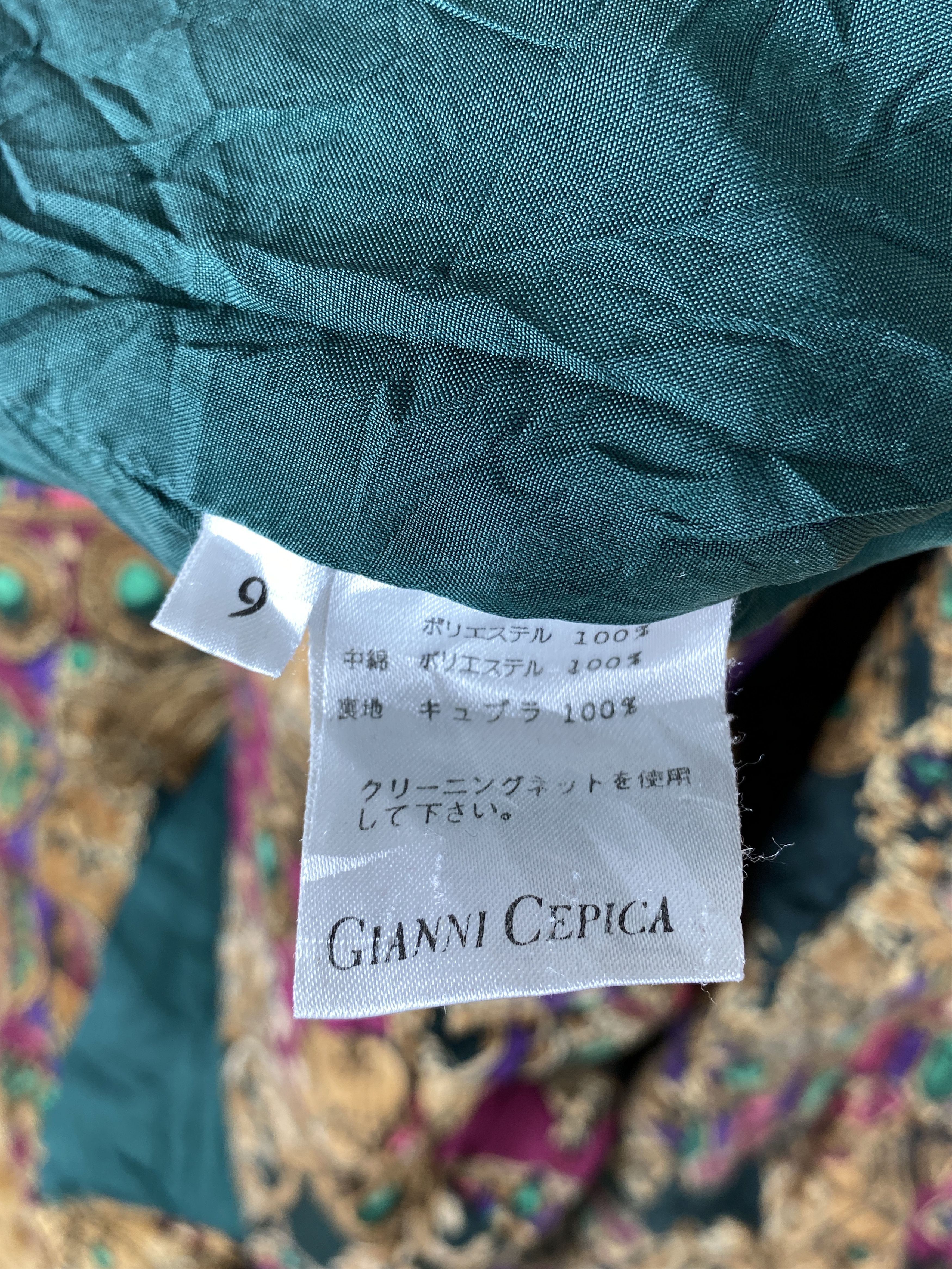 Vintage Gianni Cepica Retro Pattern Jacket J1839