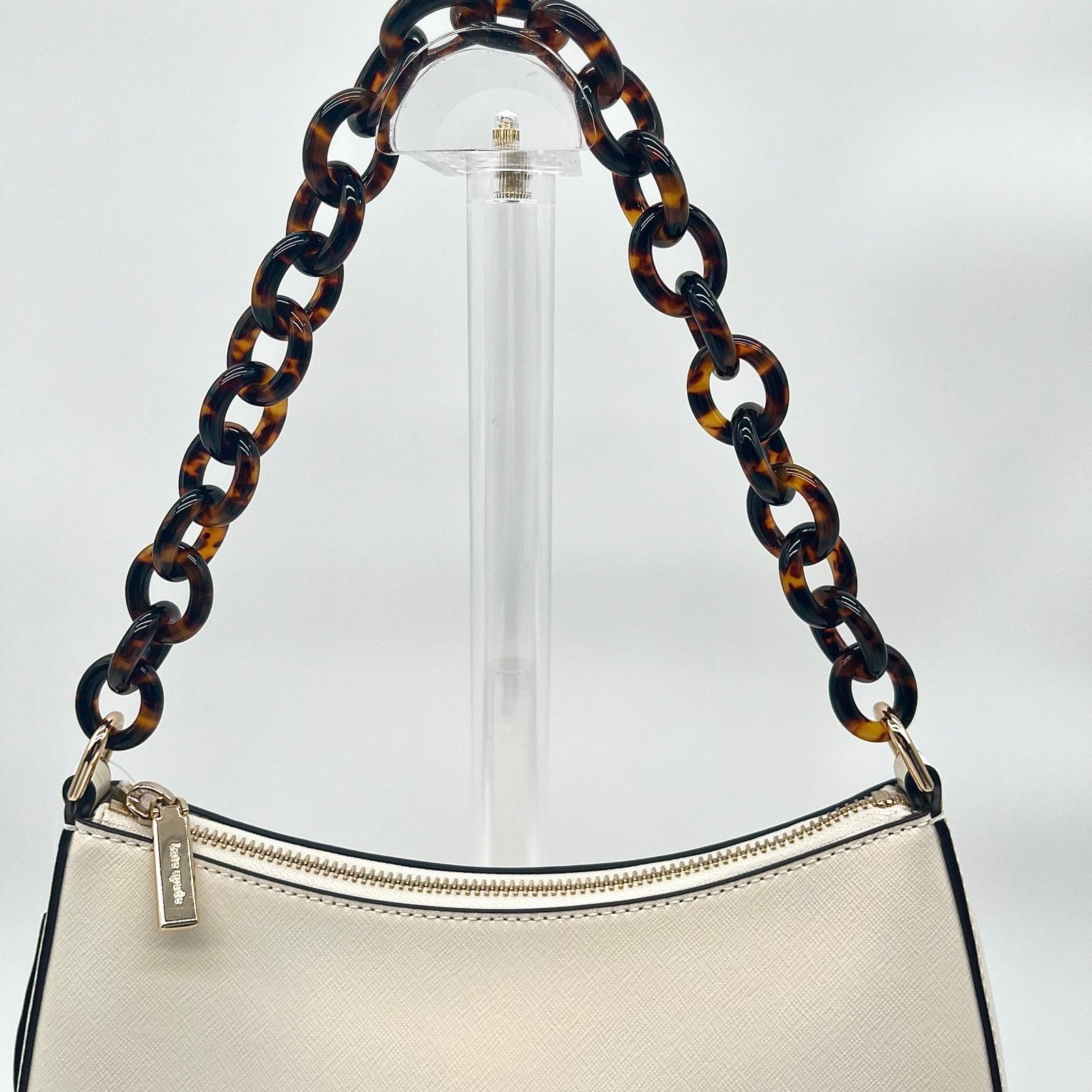 Kate Spade KATE SPADE NWT Leather Convertible Shoulder Bag, Resin Chain Size ONE SIZE - 7 Thumbnail