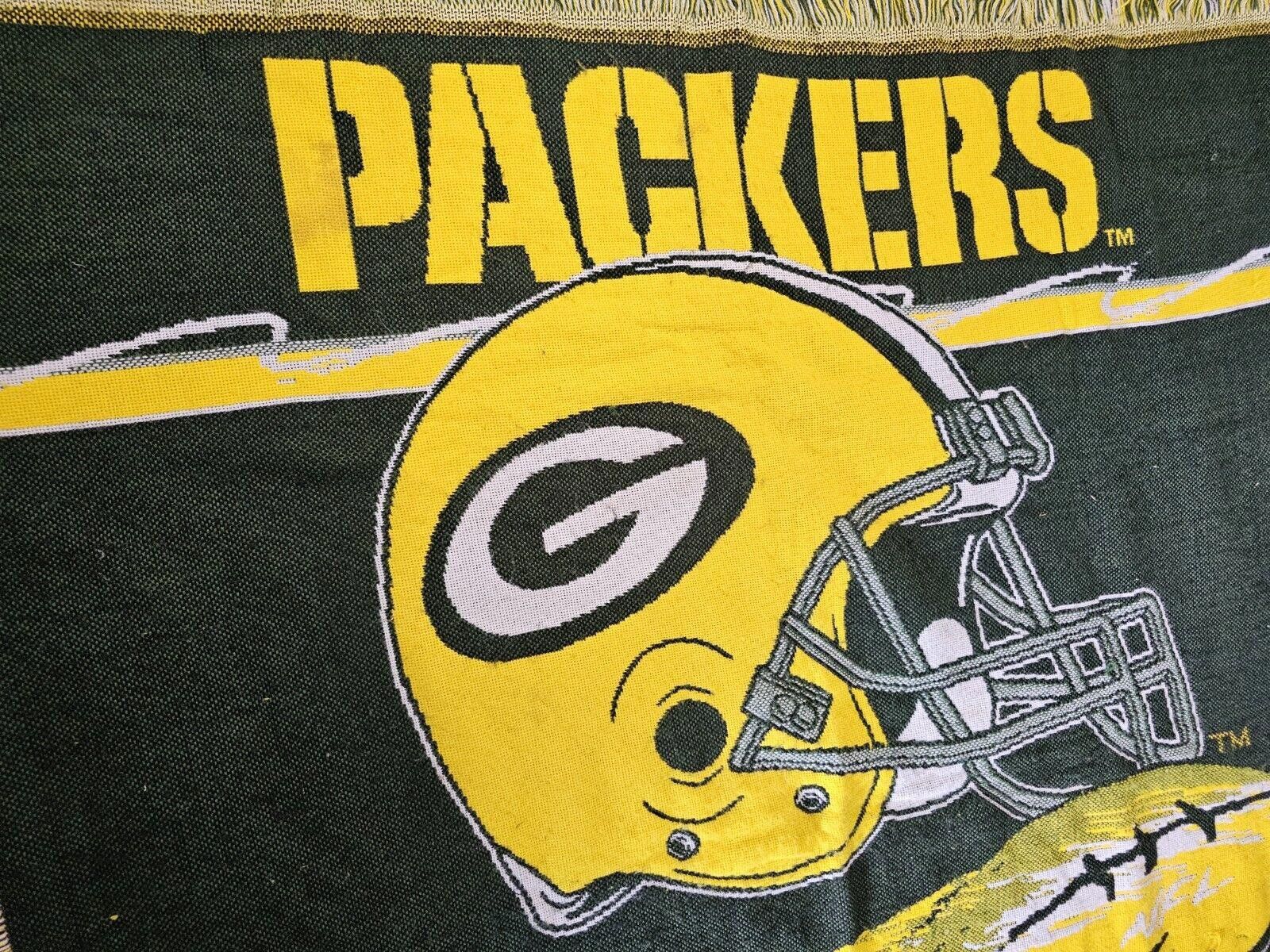 Designer Green Bay Packers NFL Northwest Throw Blanket APPROX 48x55” Size ONE SIZE - 2 Thumbnail