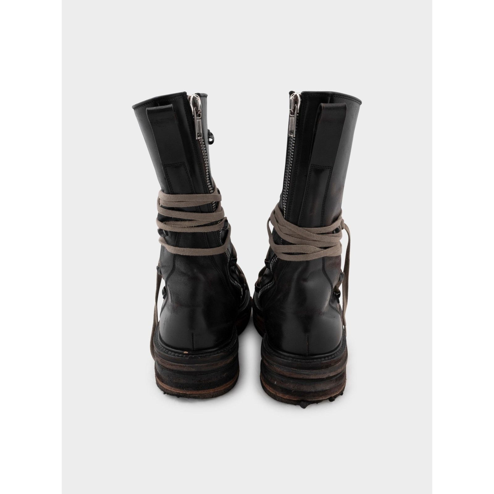 Rick Owens ‘Glitter’ Lego Sole Pentagram Boots Size US 9 / EU 42 - 3 Thumbnail