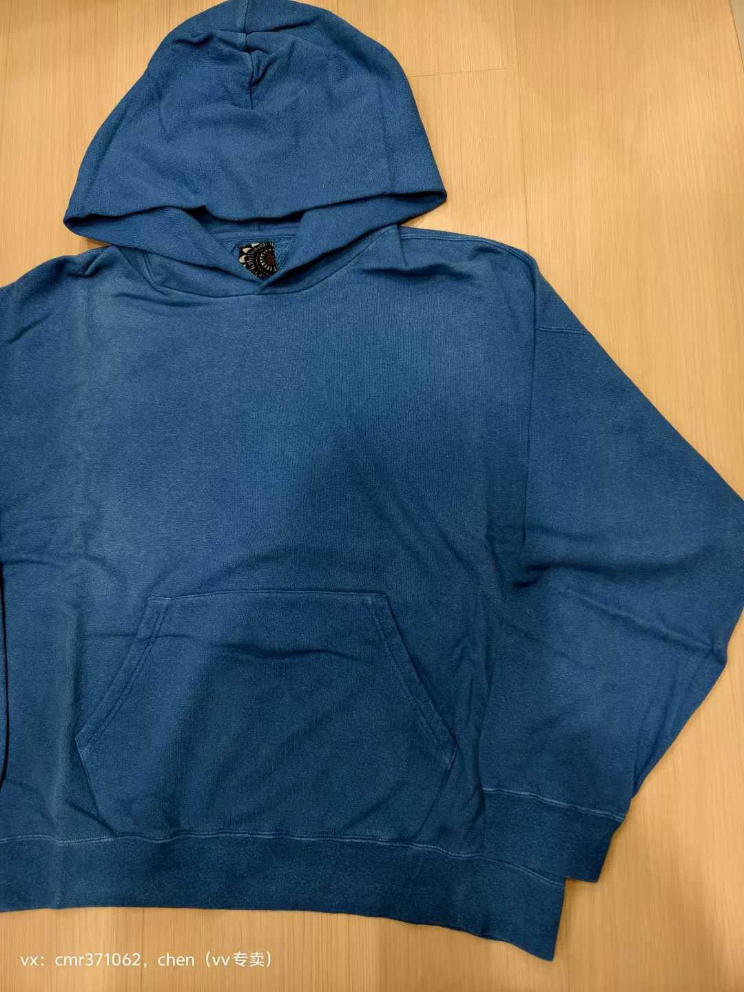 Visvim VISVIM 21 ICT AMPLUS INDIGO 3 OVERDYED P.O Hoodie Size US L / EU 52-54 / 3 - 3 Thumbnail