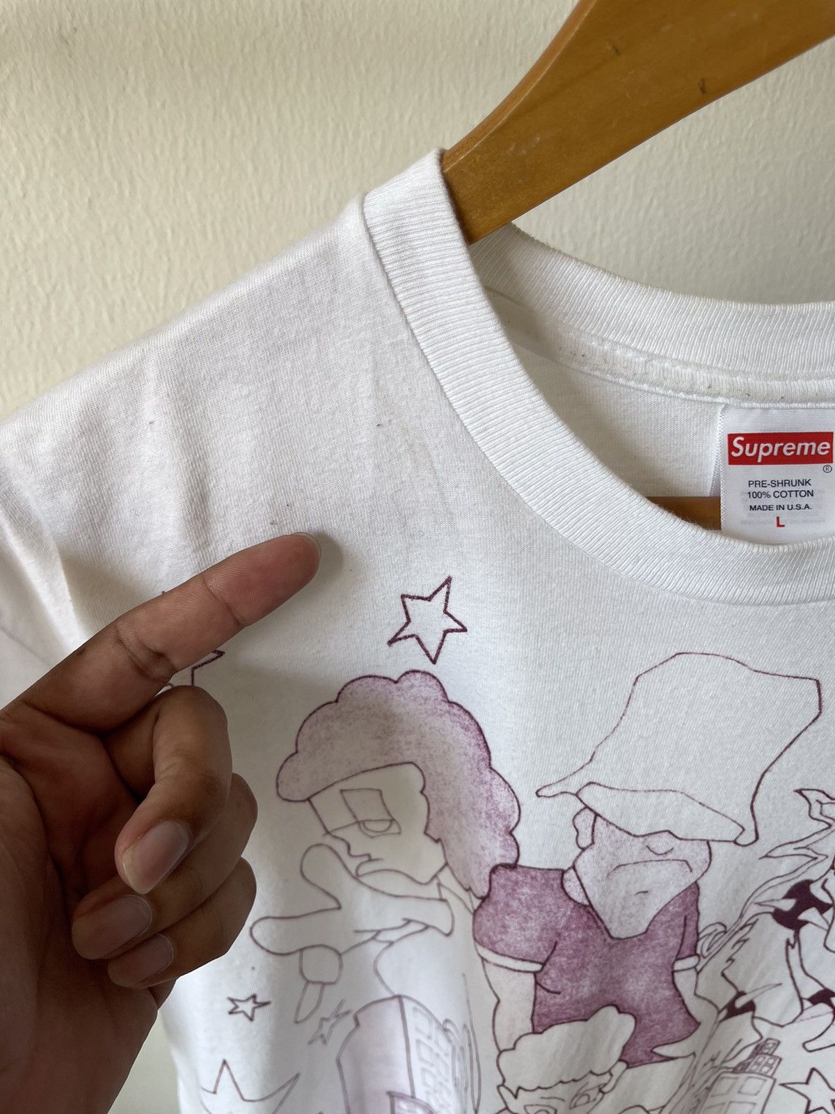 Supreme 2023 Supreme Downtown Tee Size US L / EU 52-54 / 3 - 8 Thumbnail