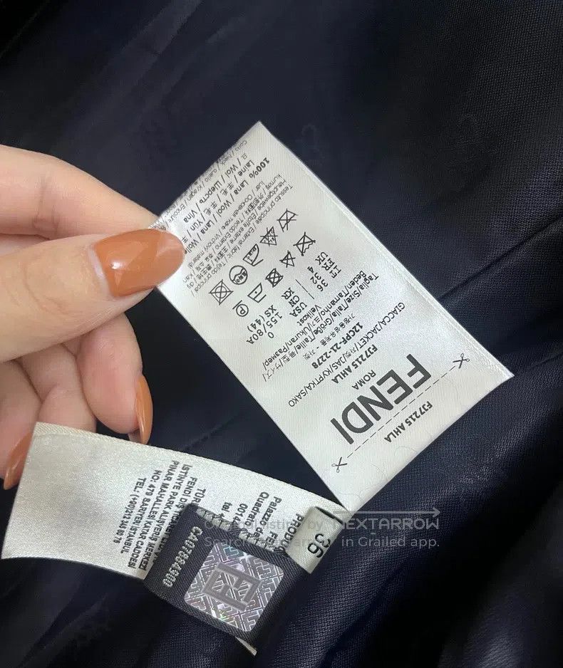 Fendi Fendi Suit Jacket Size XXS / US 00 / IT 34 - 4 Thumbnail
