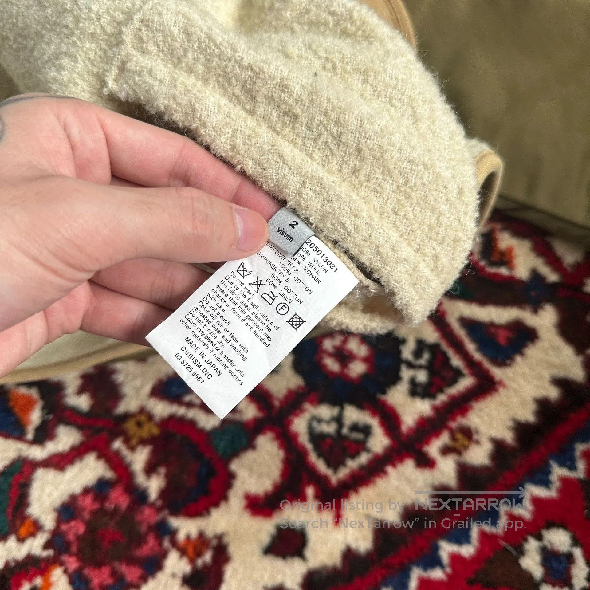 Visvim visvim iris liner jacket in khaki green. Size US M / EU 48-50 / 2 - 8 Thumbnail