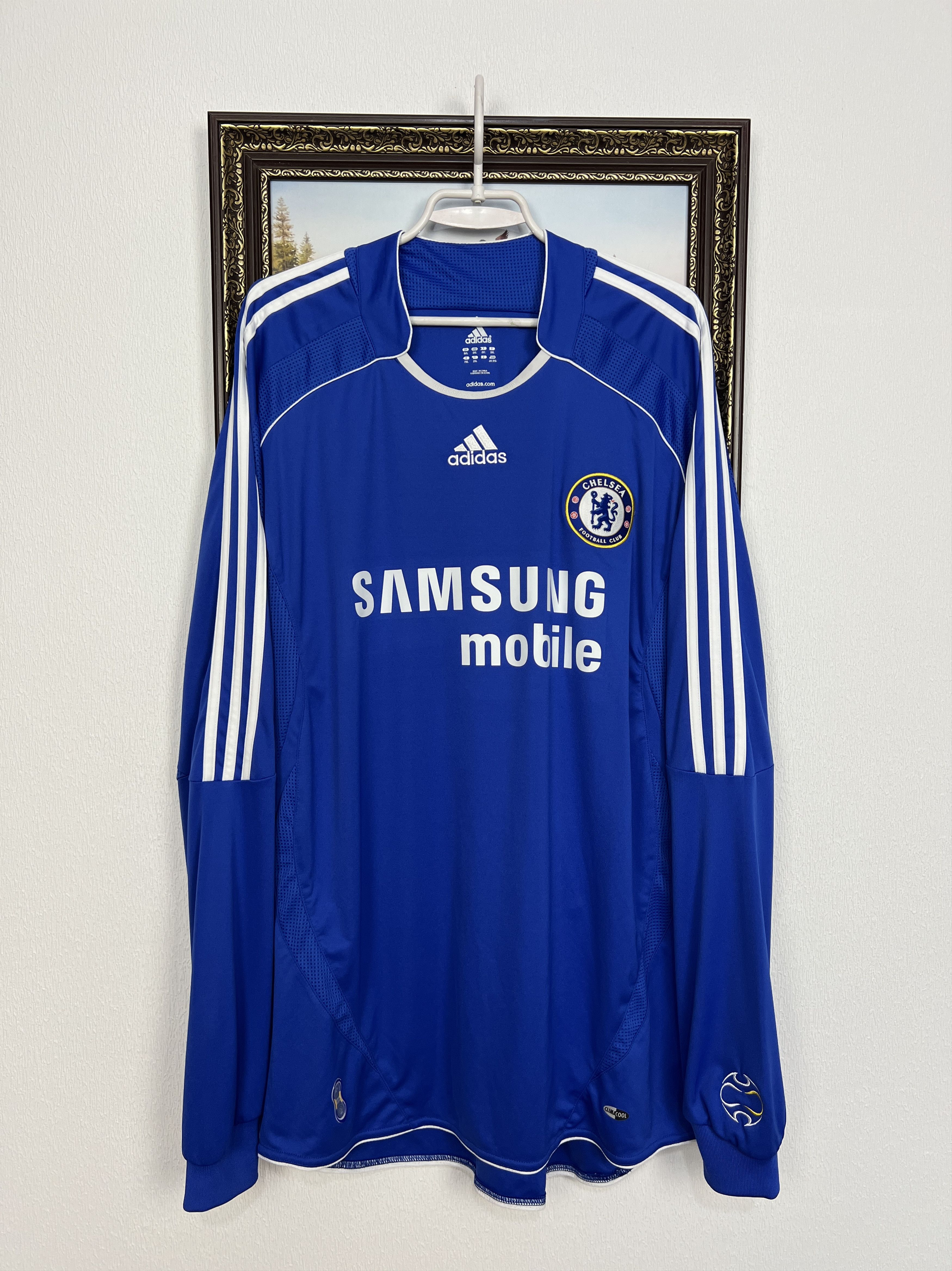 Adidas Chelsea Home football shirt Soccer Long Sleeve Jersey Trikot Size US XXL / EU 58 / 5 - 1 Thumbnail