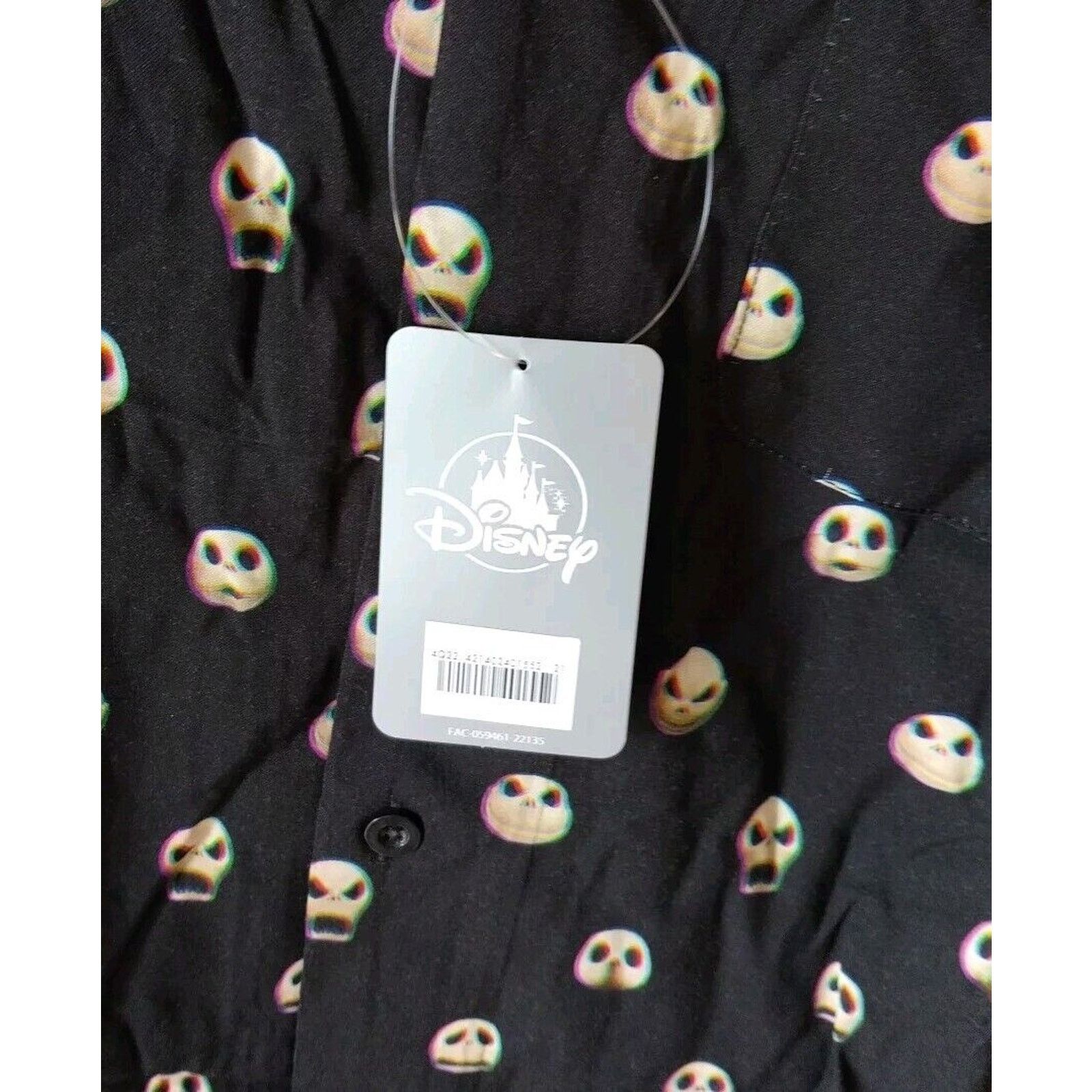 Disney NWT !! Disney's Nightmare Before Christmas button-down sz.S Size S / US 4 / IT 40 - 4 Thumbnail