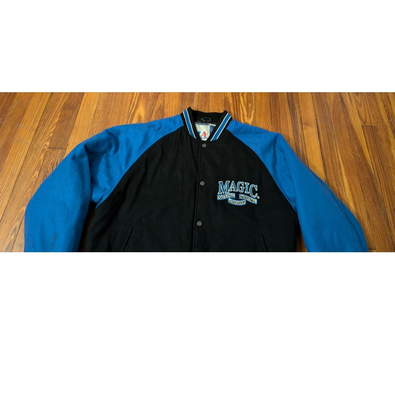 Logo Athletic Logo Athletic VTG Orlando Magic Blue XL Varsity Jacket Size US XL / EU 56 / 4 - 4 Thumbnail