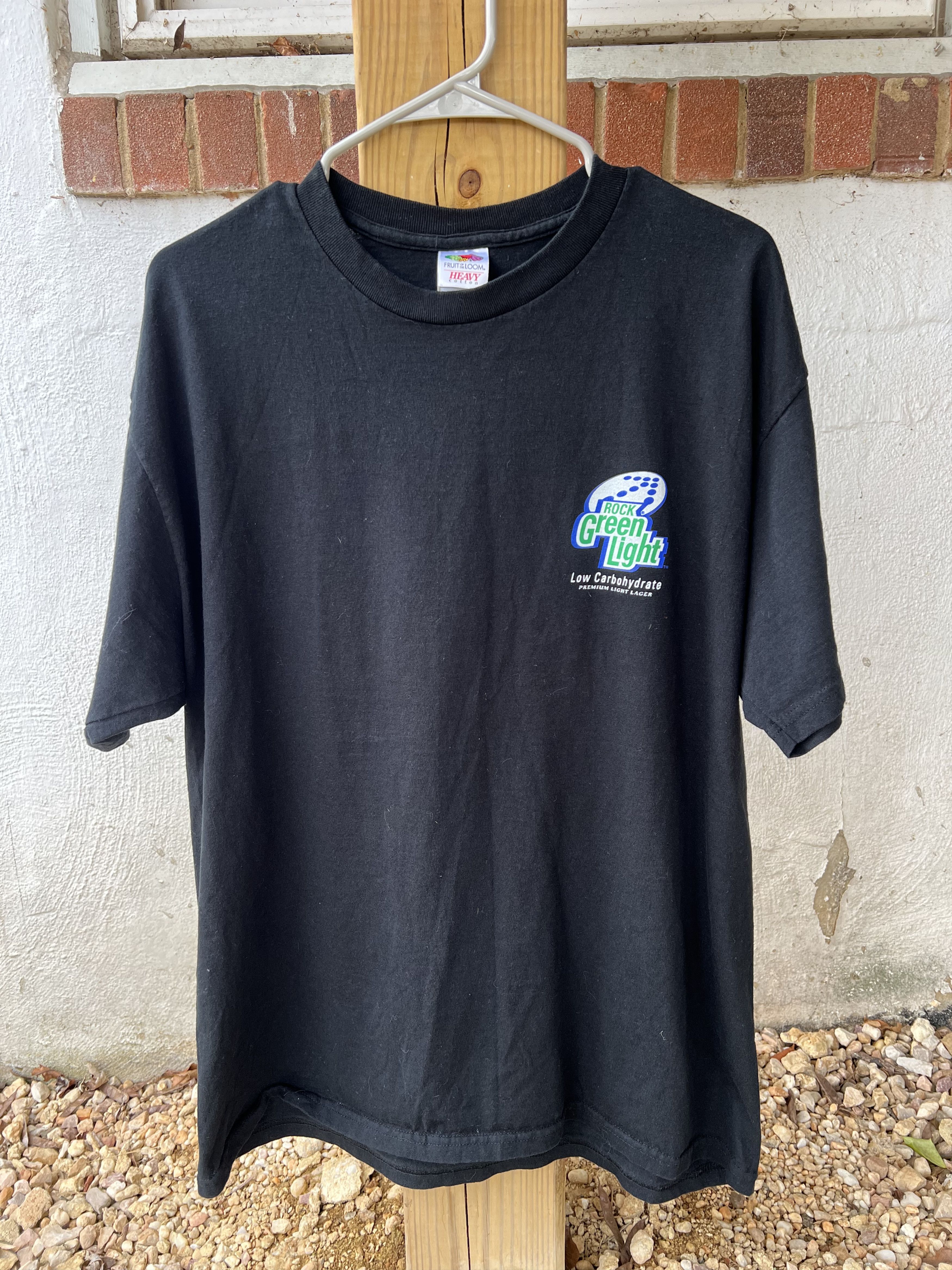 Fruit Of The Loom Rock Green Light Beer Promo Tee Size US XL / EU 56 / 4 - 2 Thumbnail