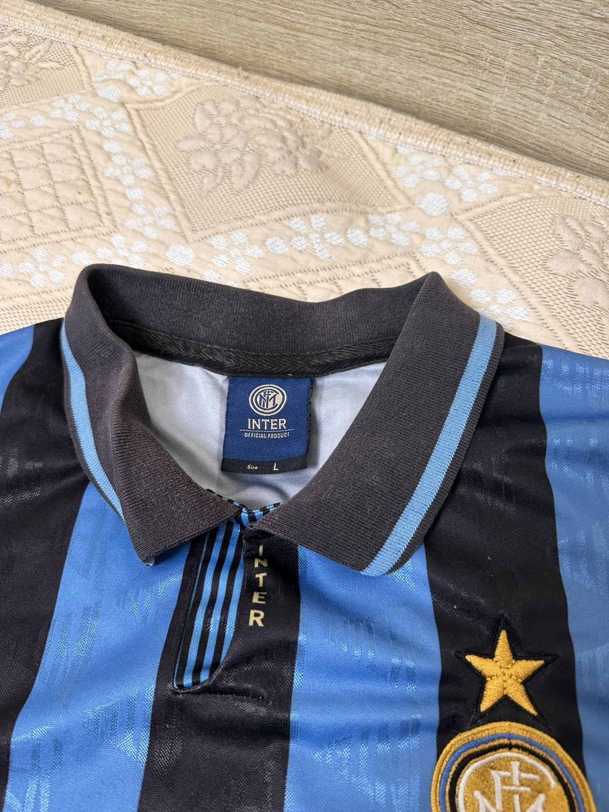 Vintage 🔥 Inter Milan Internazionale 1990 Jersey T Shirt Soccer Size US L / EU 52-54 / 3 - 3 Thumbnail