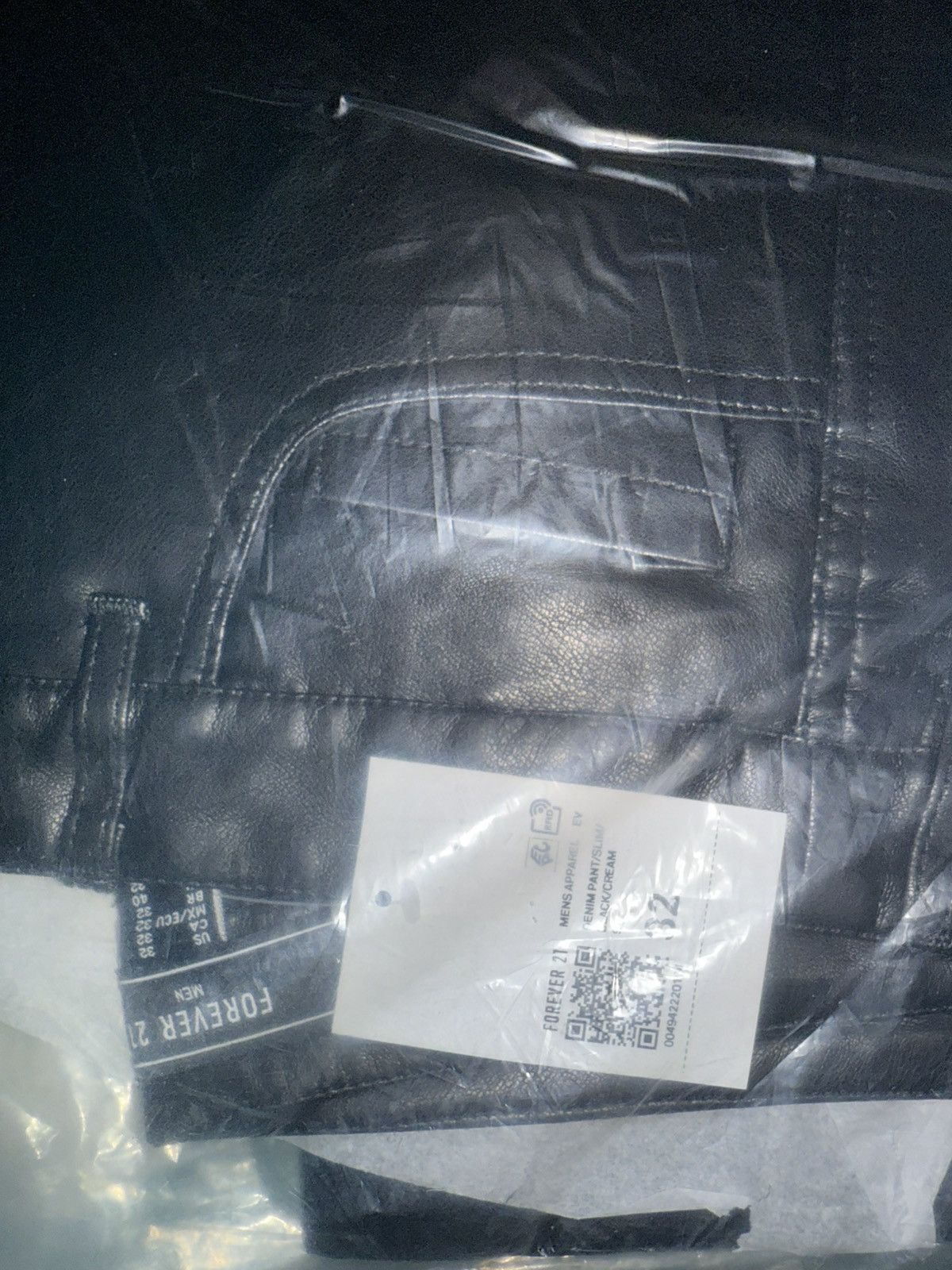 Forever 21 Bones Faux Leather Pants Sz.32 Size US 32 / EU 48 - 5 Thumbnail