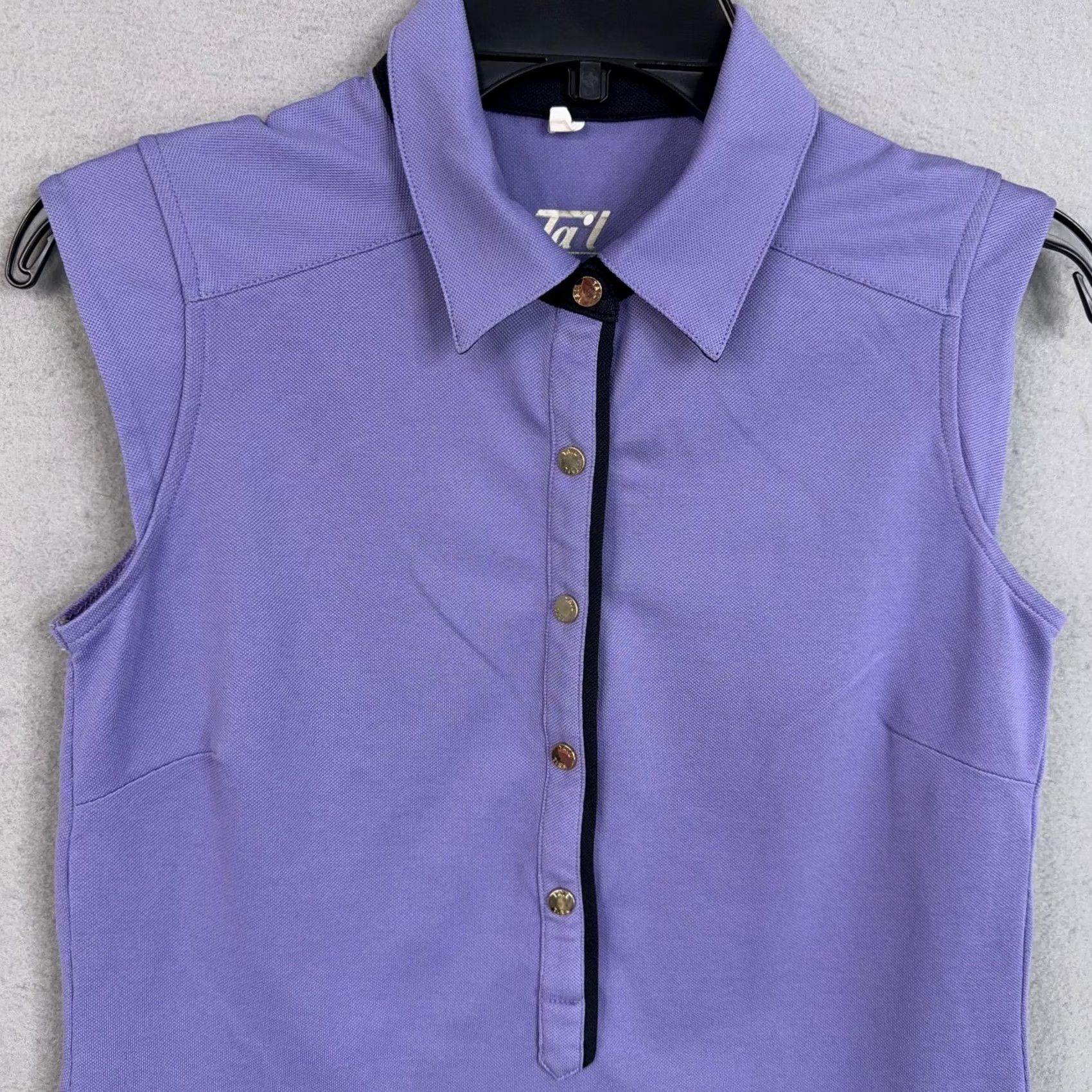 Vintage Tail Polo Shirt Womens Small Purple Sleeveless Tail Tech Golf Tennis Stretch Polo Shirt Womens Small Purple Sleeveless Tail Tech Golf Tennis Stretch Size S / US 4 / IT 40 - 2 Thumbnail